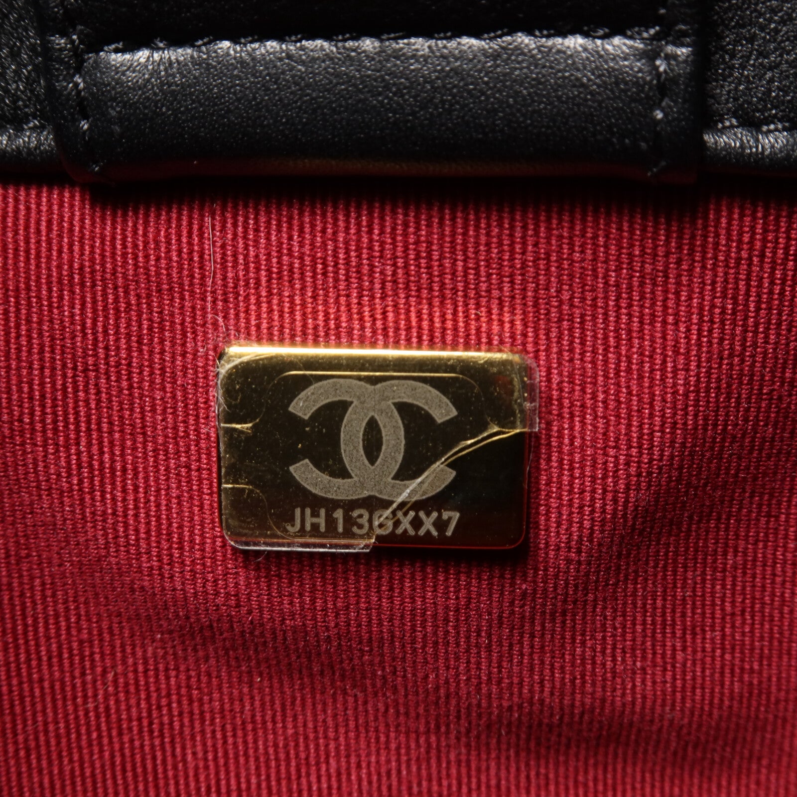 CHANEL 牛皮皮革Backpack鏈帶背包
