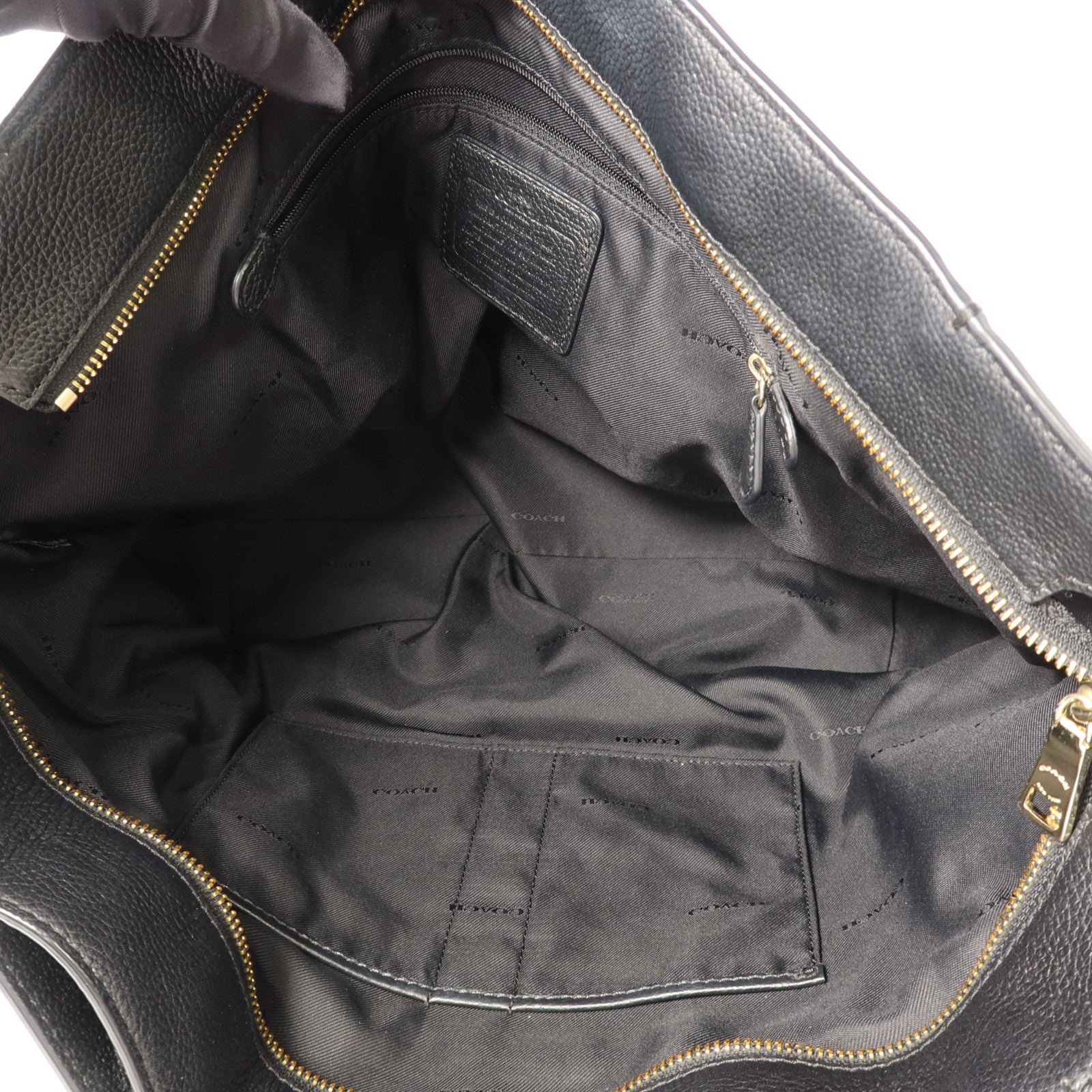 COACH 牛皮皮革Shoulder Bag金扣肩背袋