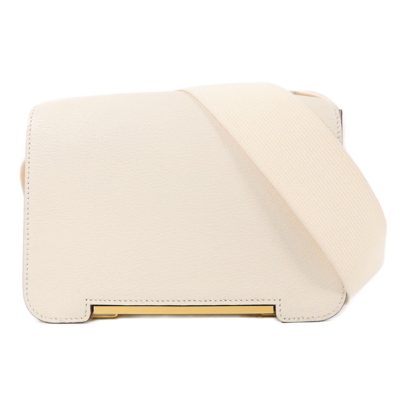 HERMES Chevre皮革Geta肩背袋Nata