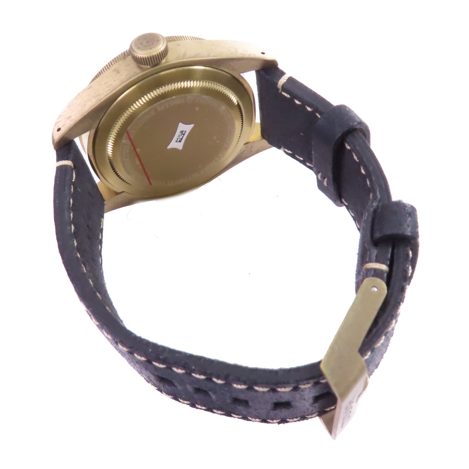 TUDOR Black Bay Watch青銅/皮帶自動機芯手錶黑色/金色