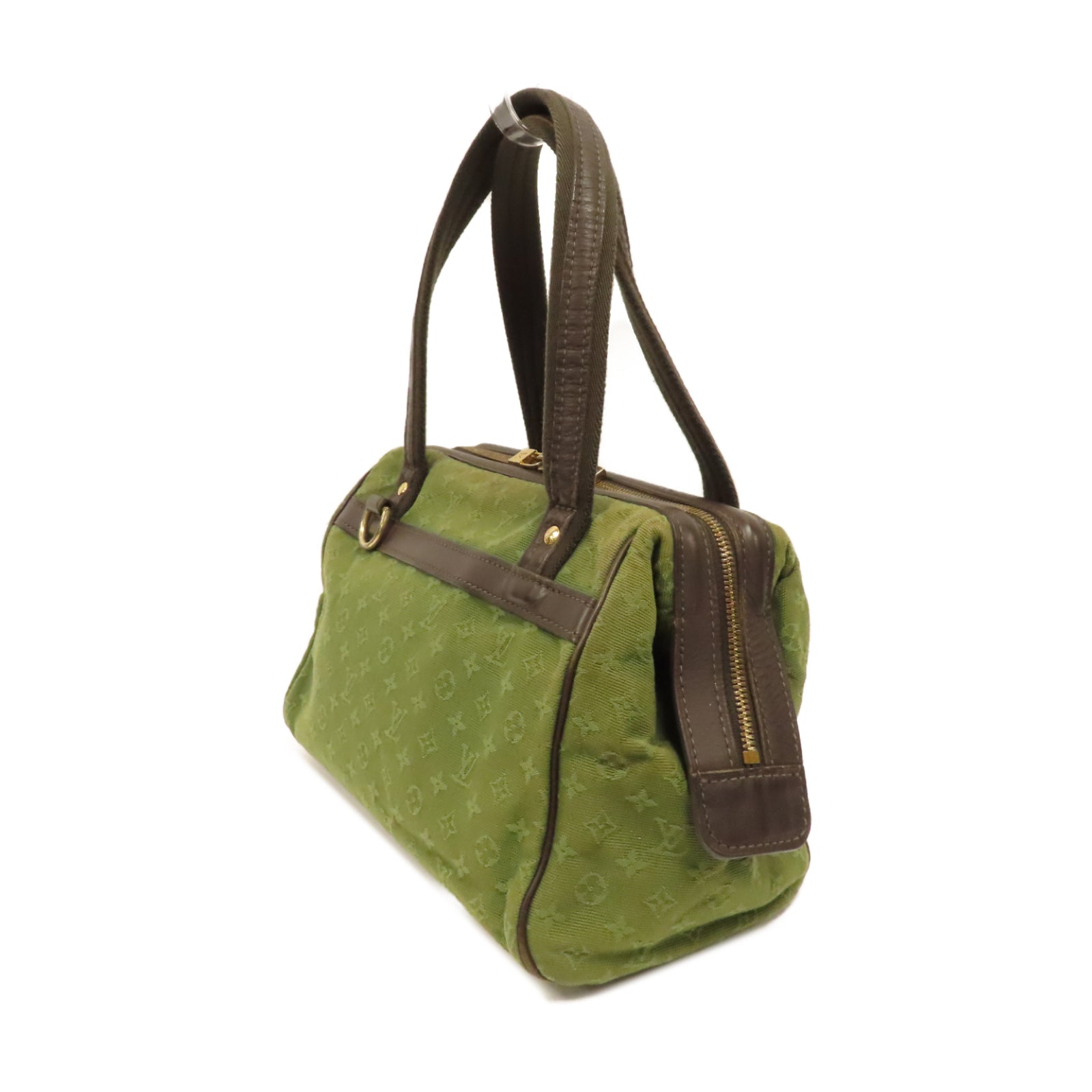 LOUIS VUITTON 【激減優惠】Monogram Mini Josephine PM金扣手挽袋綠色