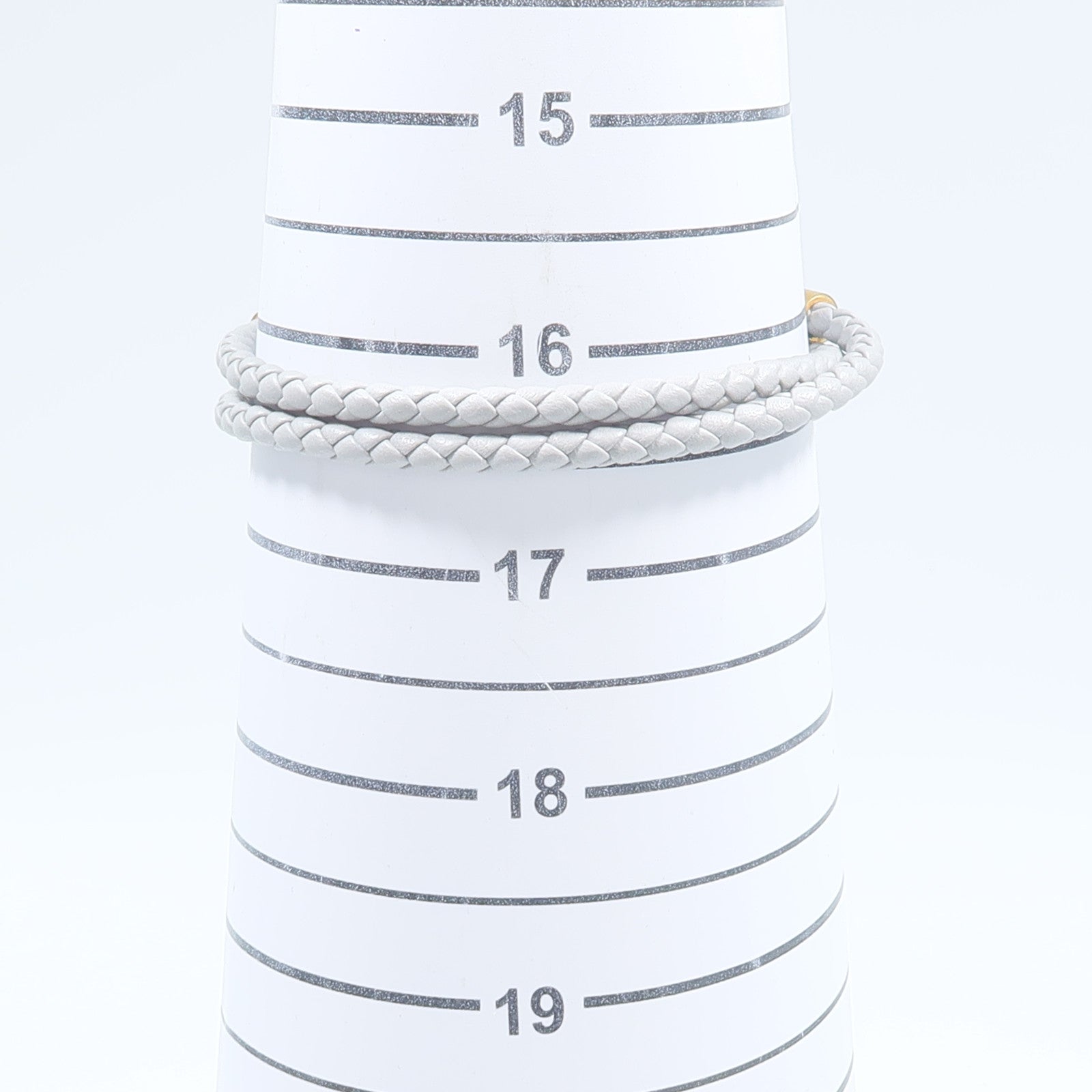 HERMES Swift皮革Roulis Double Tour Bracelet手帶Gris Meyer