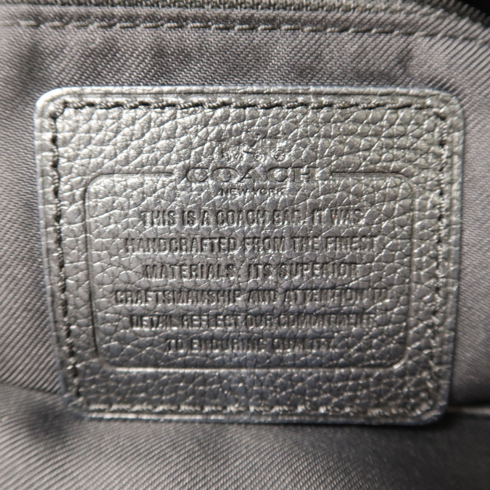 COACH 【激減優惠】牛皮皮革Shoulder Bag金扣肩背袋
