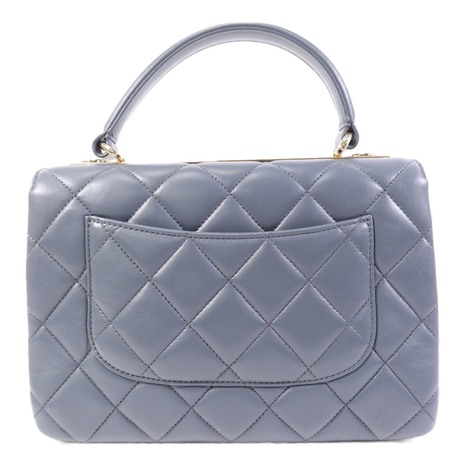 CHANEL 羊皮皮革Trendy CC金扣手挽肩背兩用袋
