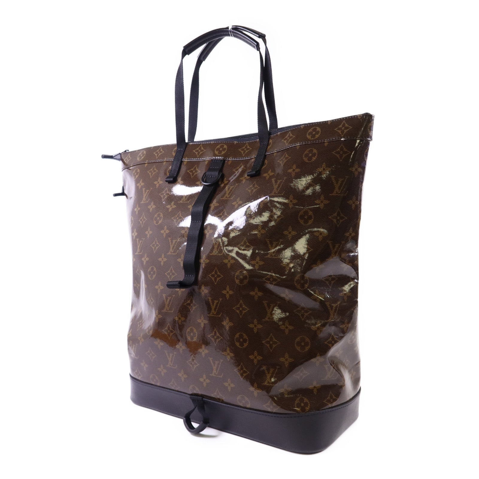LOUIS VUITTON Monogram Glaze Zippen Tote Backpack背包