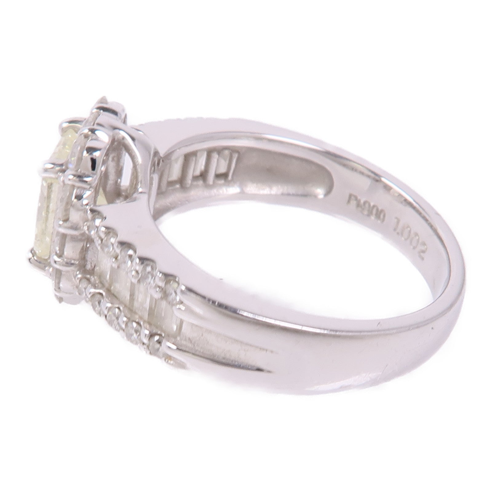 JEWELRY Diamond Ring PT900 Platinum US#6