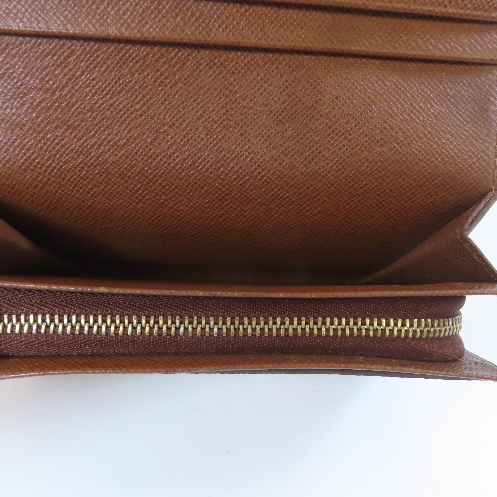 LOUIS VUITTON Monogram Wallet金扣錢包啡色