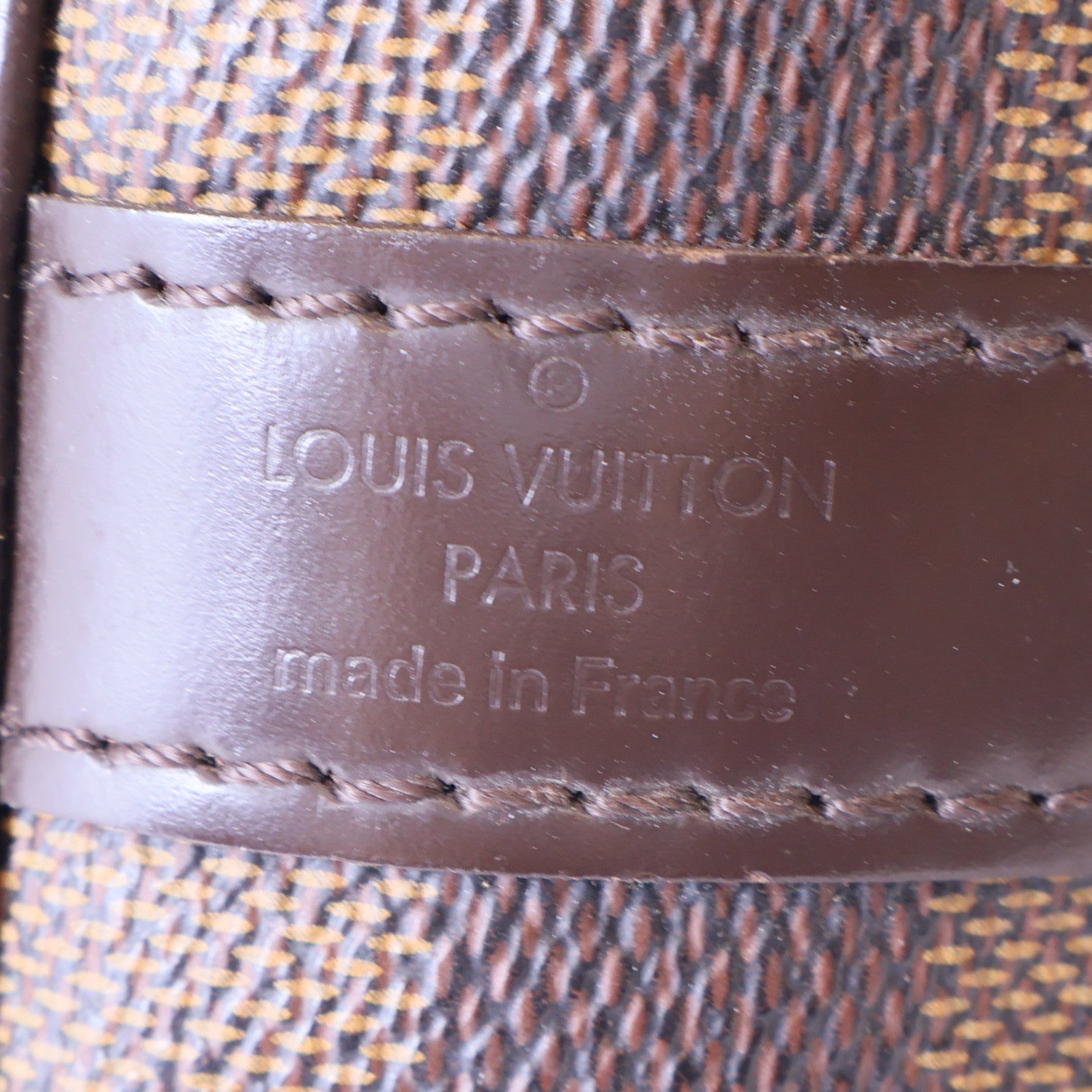 LOUIS VUITTON Damier Speedy 30金扣手挽袋棕色