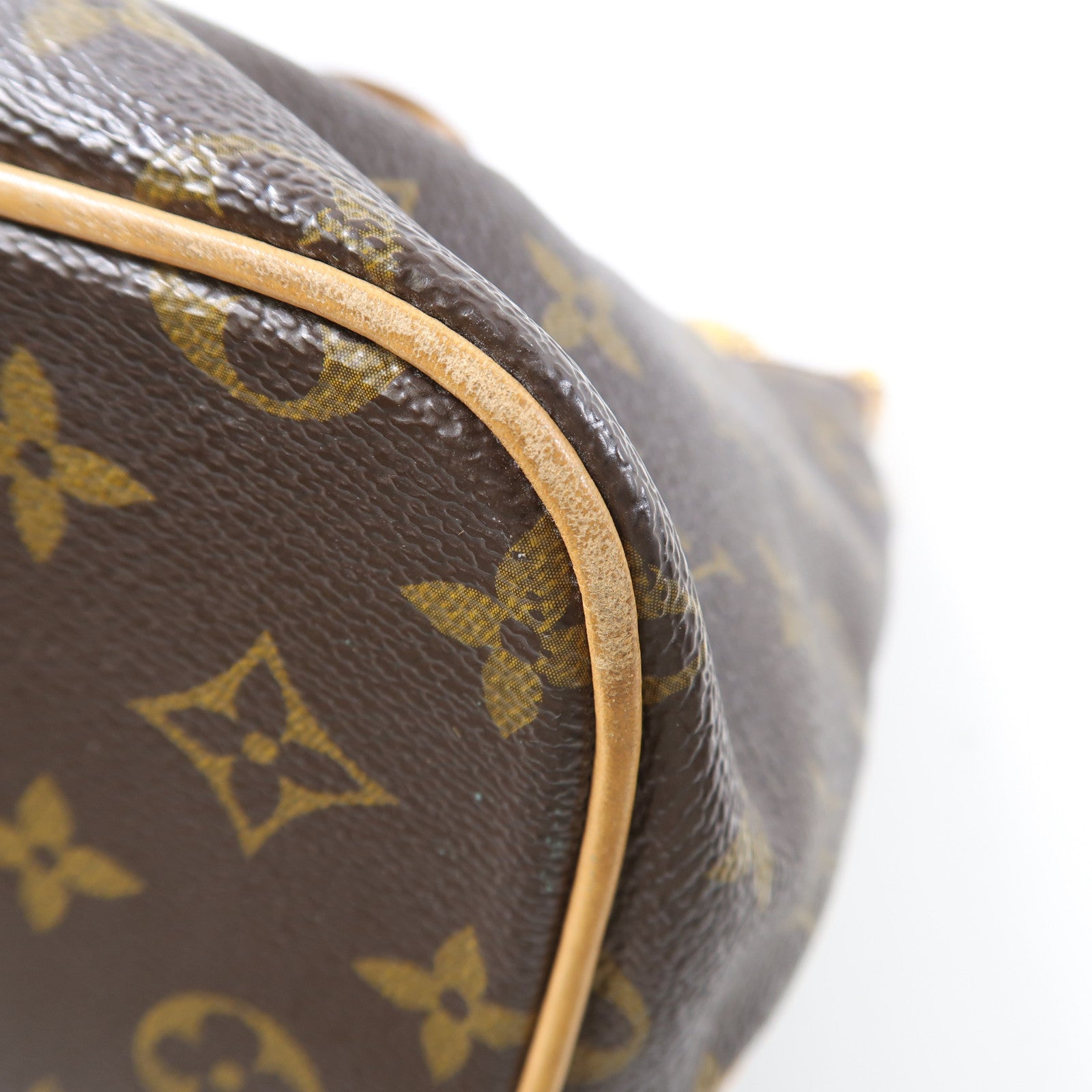 LOUIS VUITTON Monogram Palermo PM金扣手挽肩背兩用袋棕色