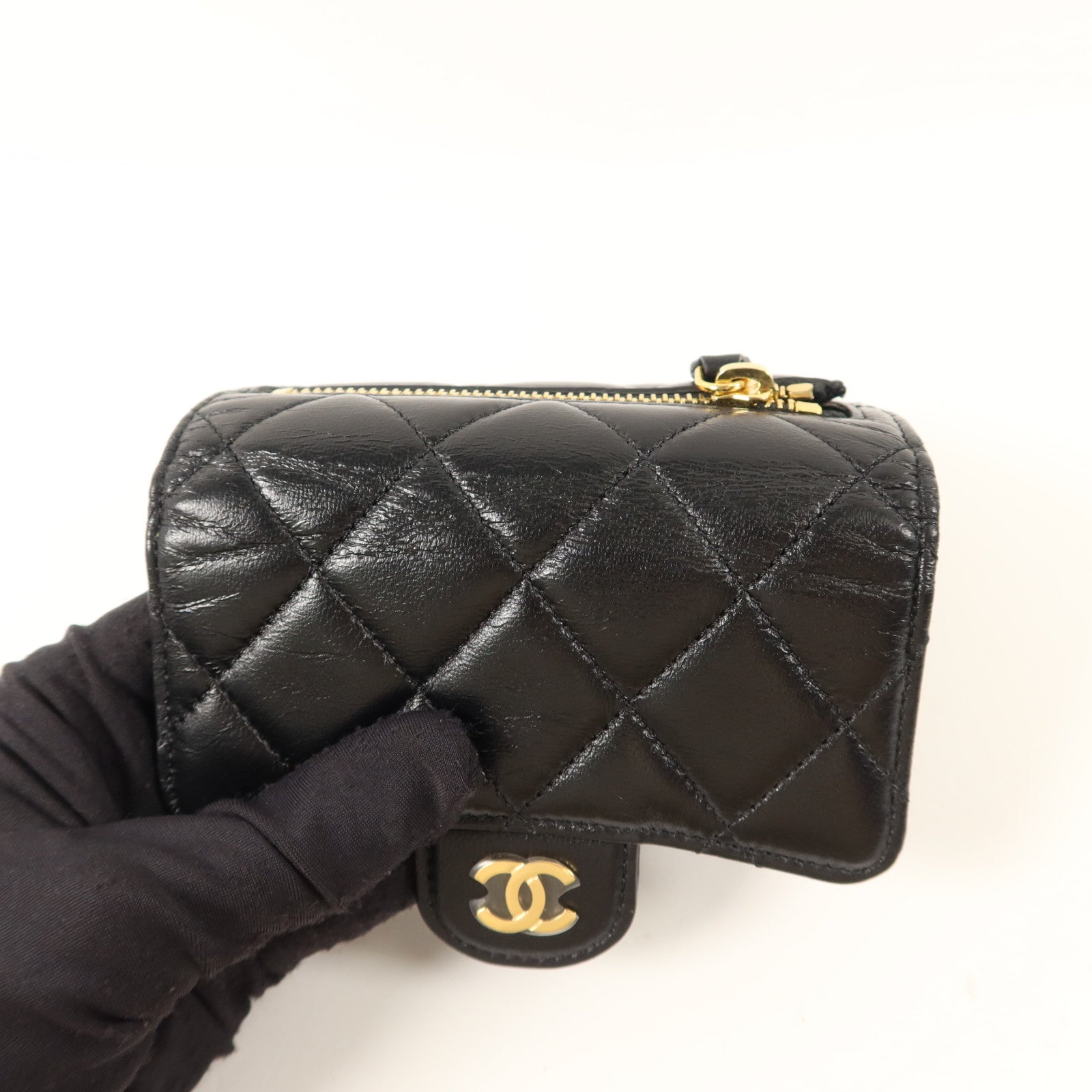 CHANEL 羊皮皮革Classic Small Flap Wallet錢包