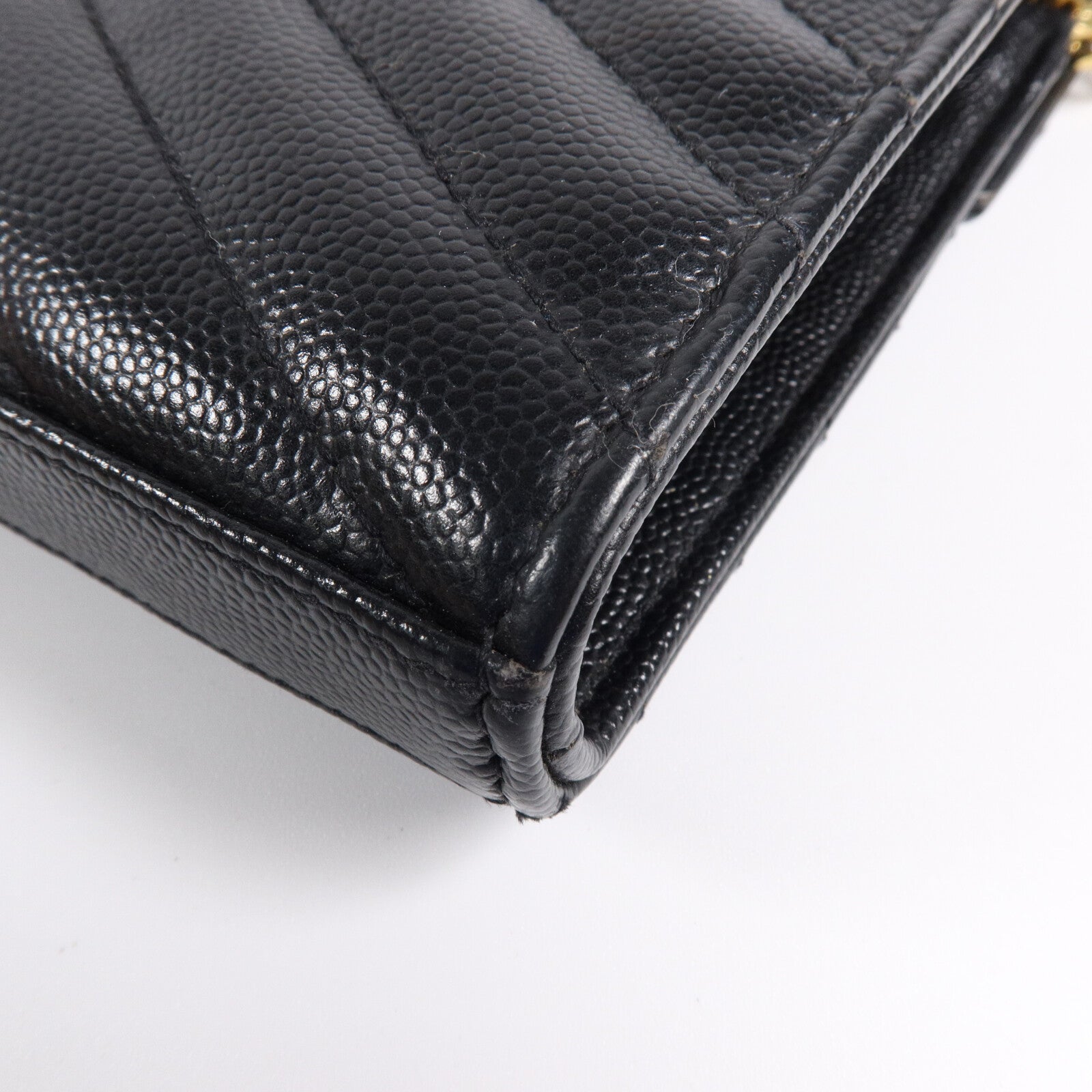 SAINT LAURENT 牛皮皮革Cassandre Envelope鏈帶肩背袋