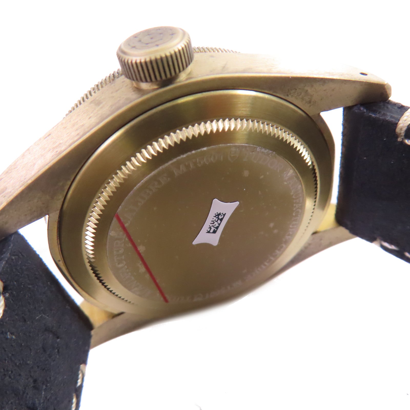 TUDOR Black Bay Watch青銅/皮帶自動機芯手錶黑色/金色