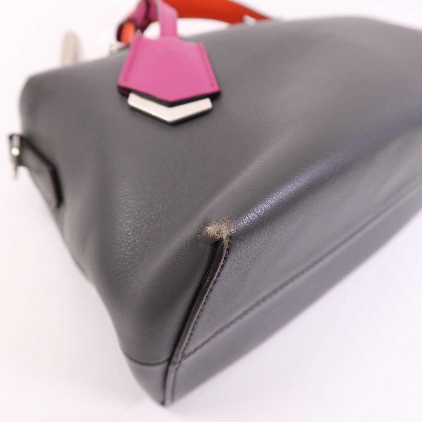 FENDI 牛皮皮革By The Way銀扣手挽肩背兩用袋