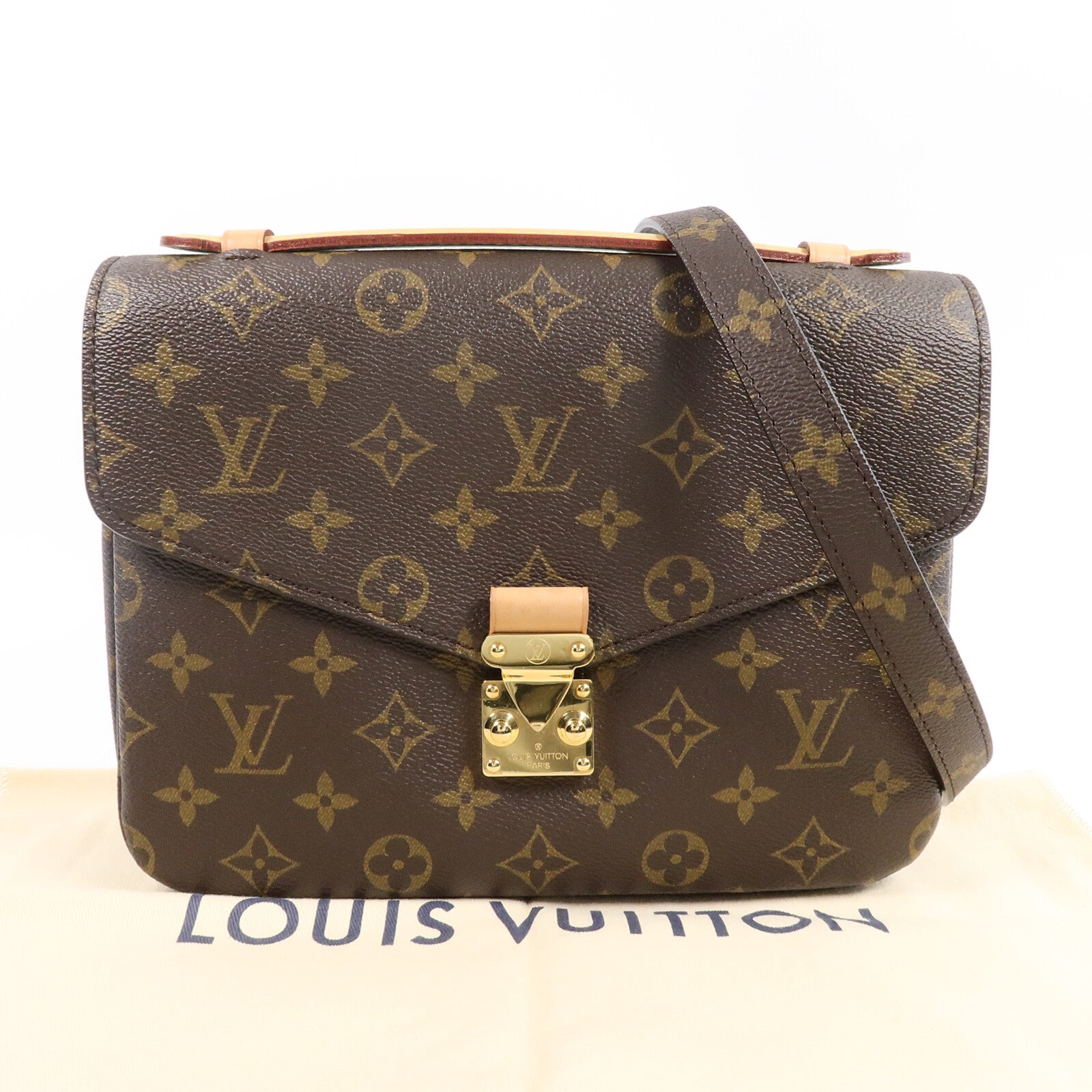 LOUIS VUITTON Monogram Pochette Metis MM手挽肩背兩用袋
