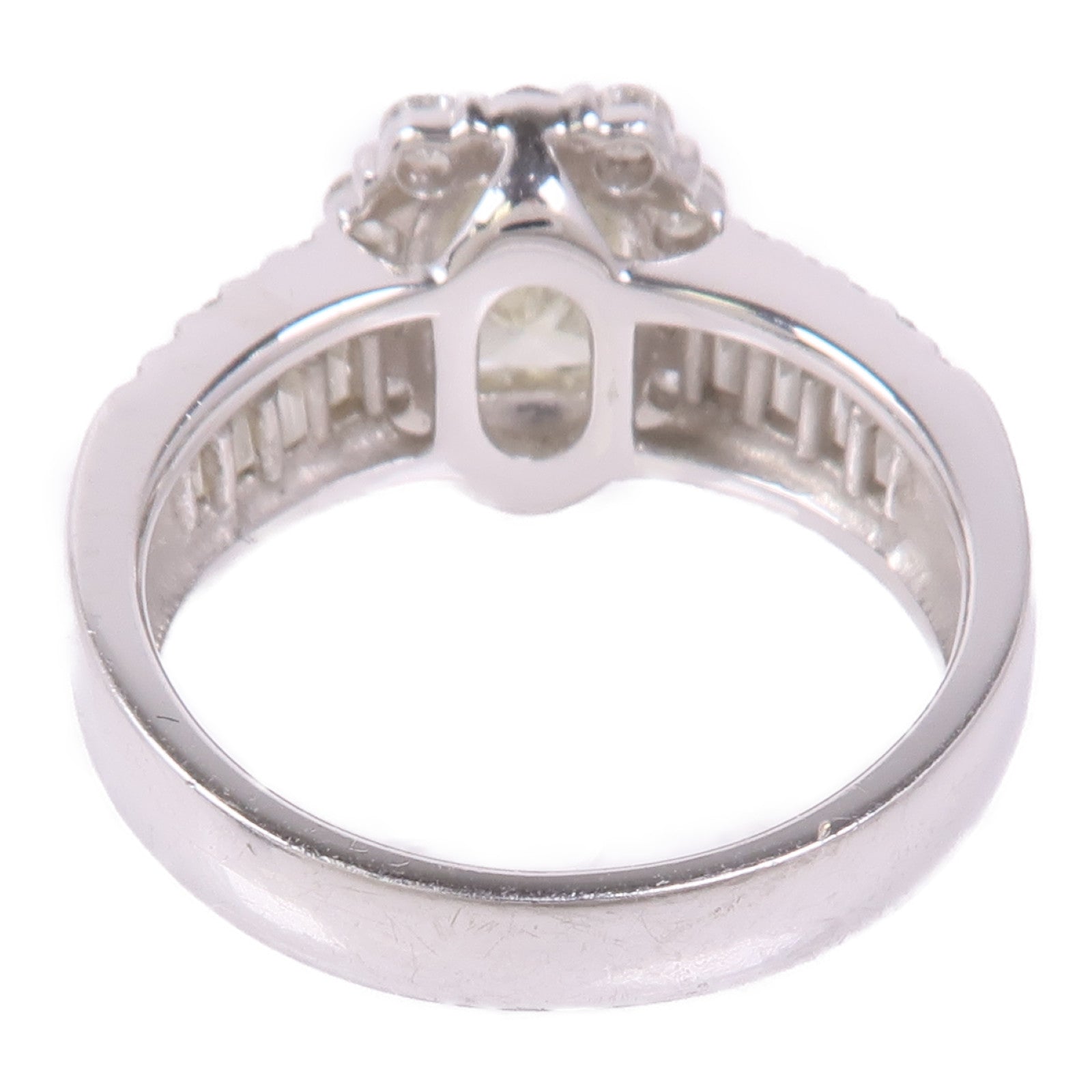 JEWELRY Diamond Ring PT900 Platinum US#6