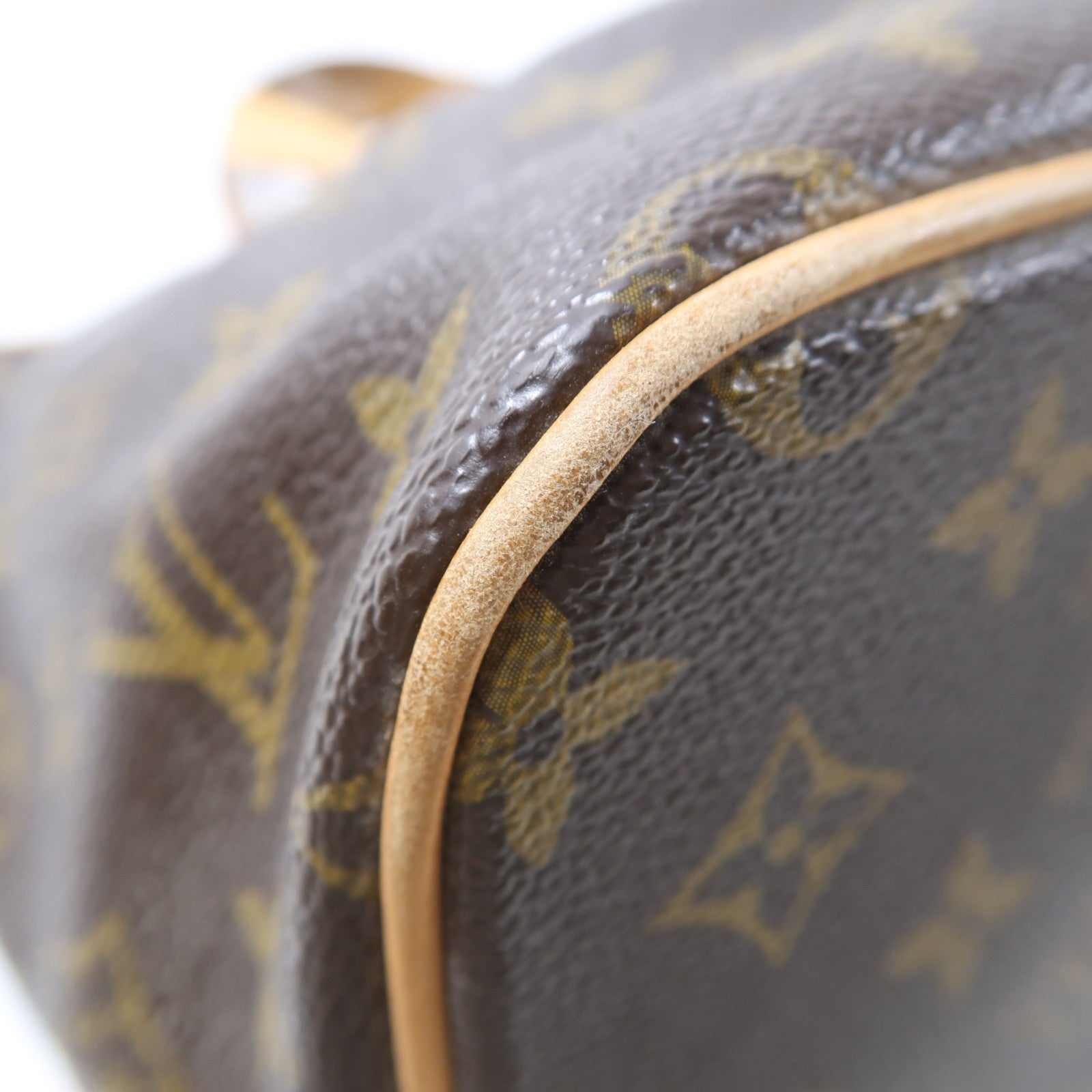 LOUIS VUITTON Monogram Palermo PM金扣手挽肩背兩用袋棕色