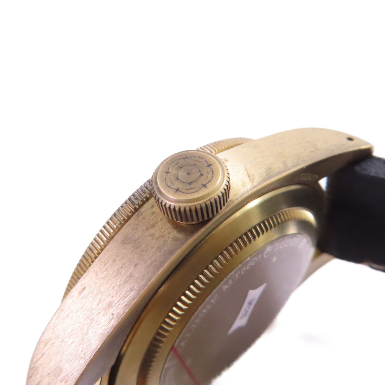 TUDOR Black Bay Watch青銅/皮帶自動機芯手錶黑色/金色