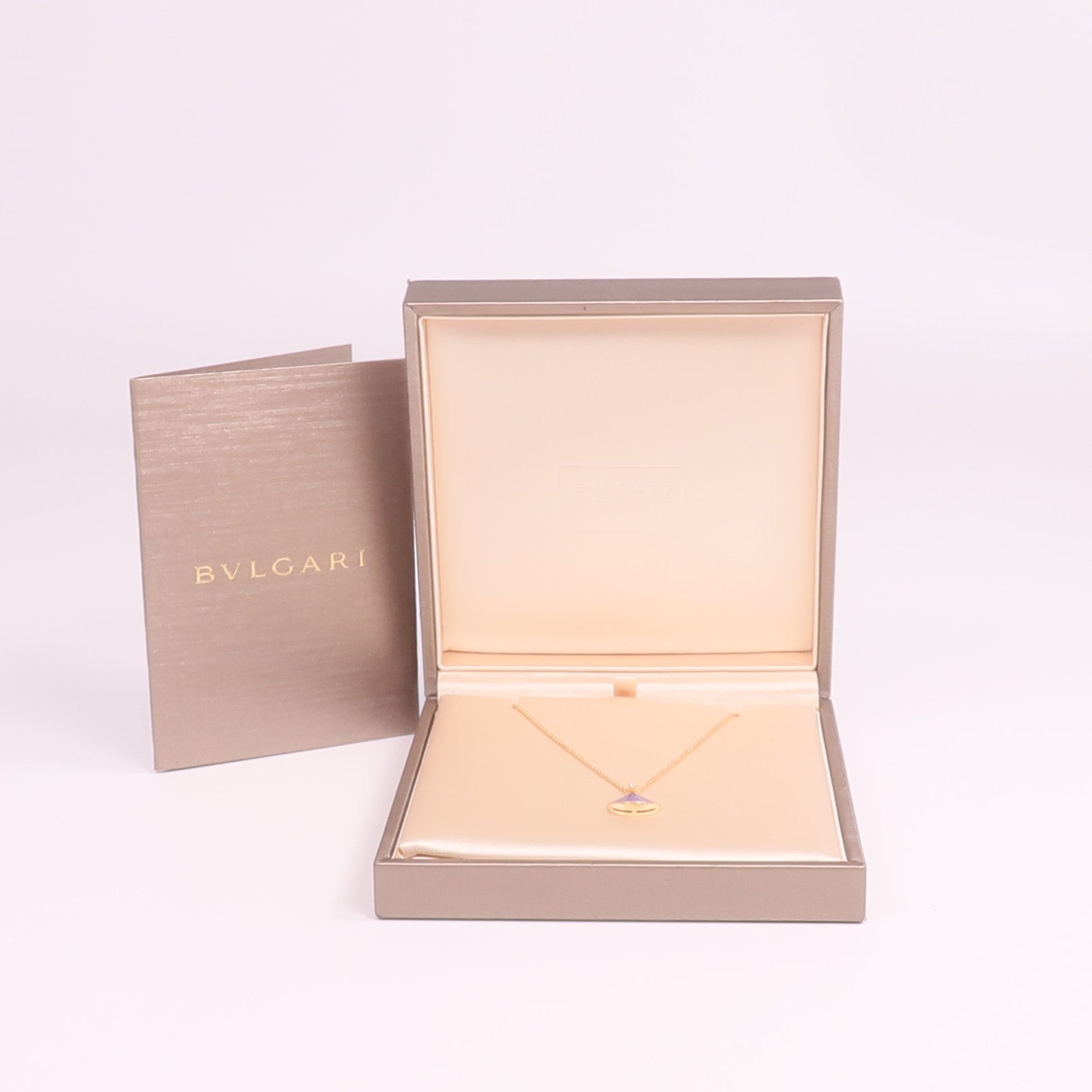 BVLGARI 18K玫瑰金Divas' Dream青金石/鑽石項鍊