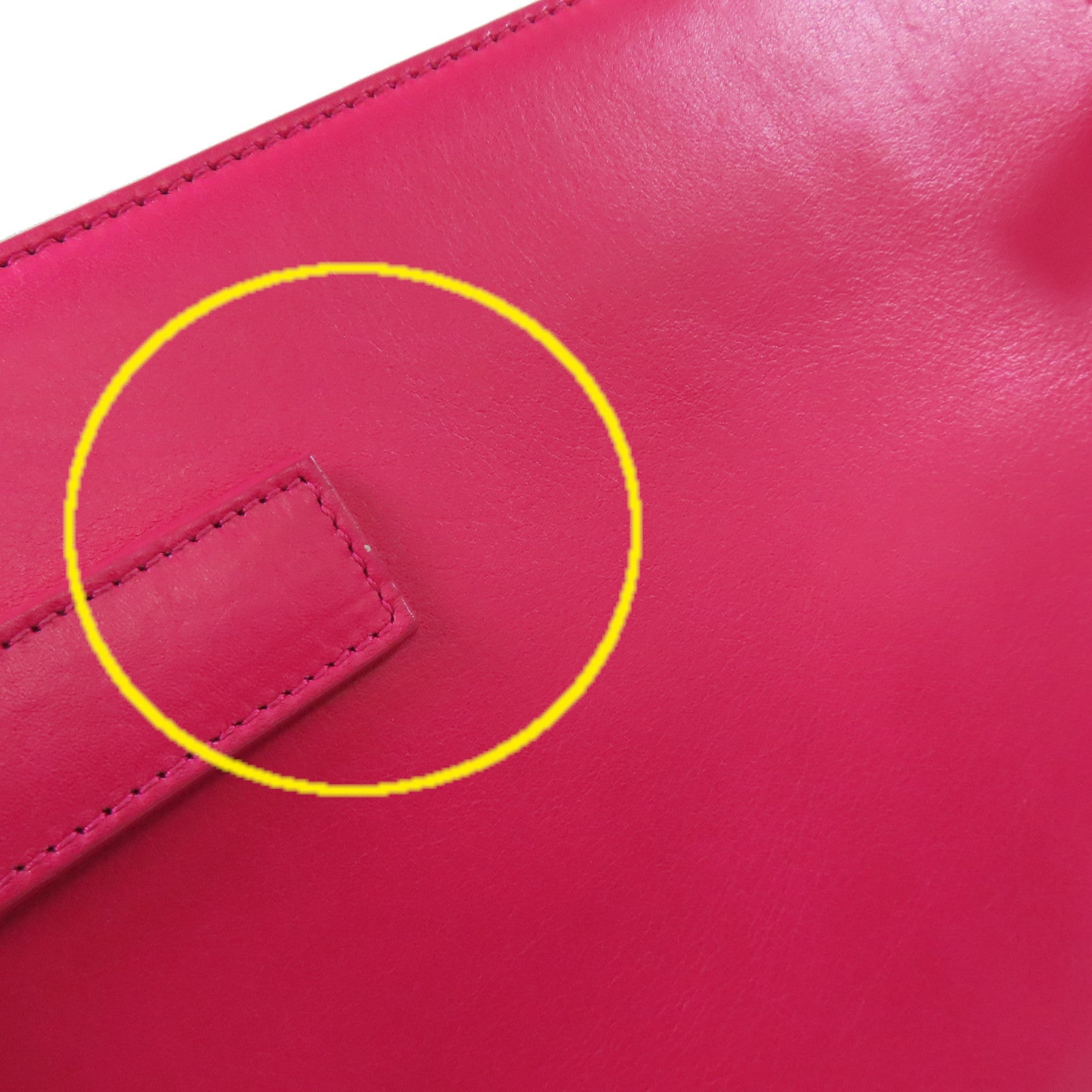 SAINT LAURENT 牛皮皮革Sac de Jour Clutch Bag金扣手拿包粉紅色