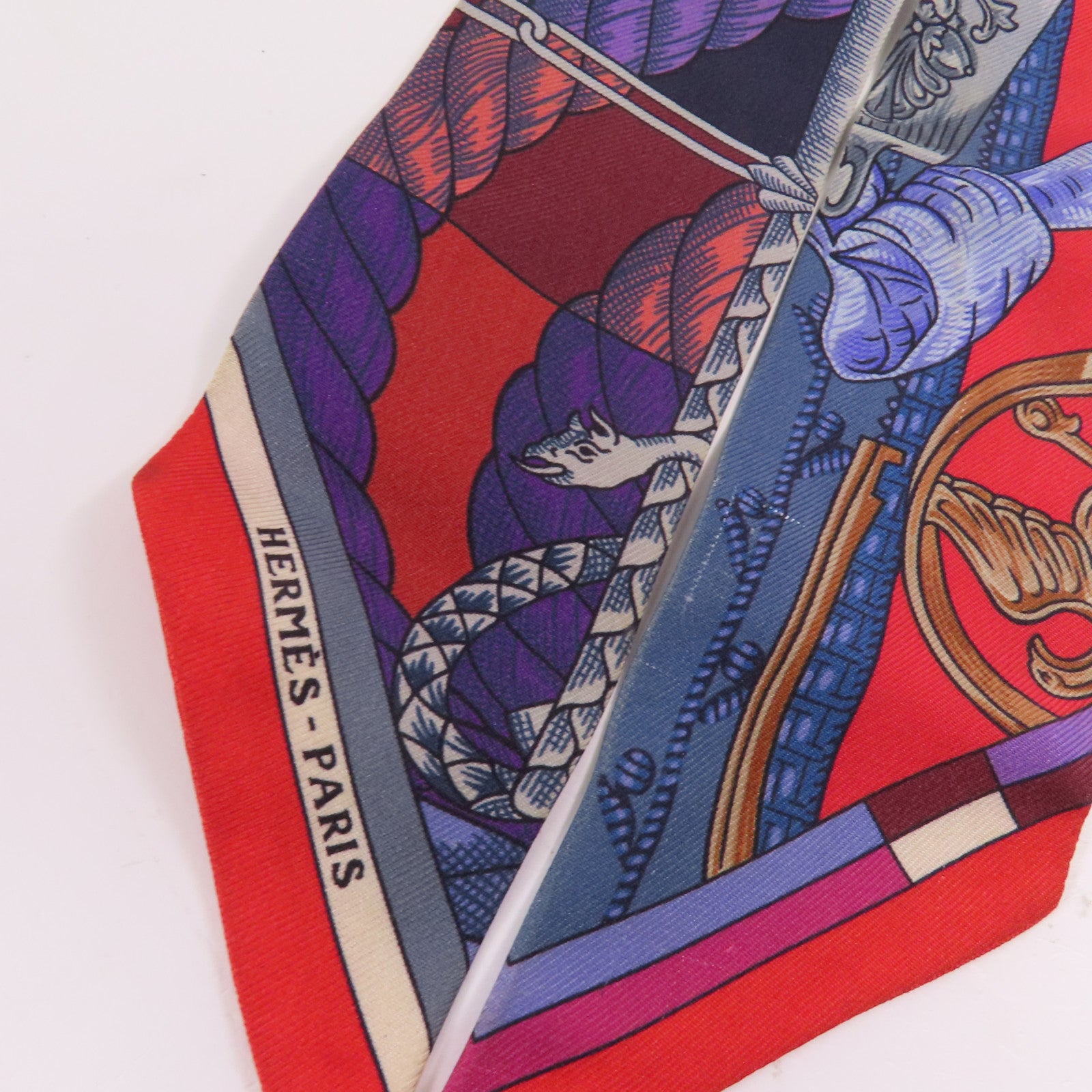 HERMES 絲質Twilly絲巾