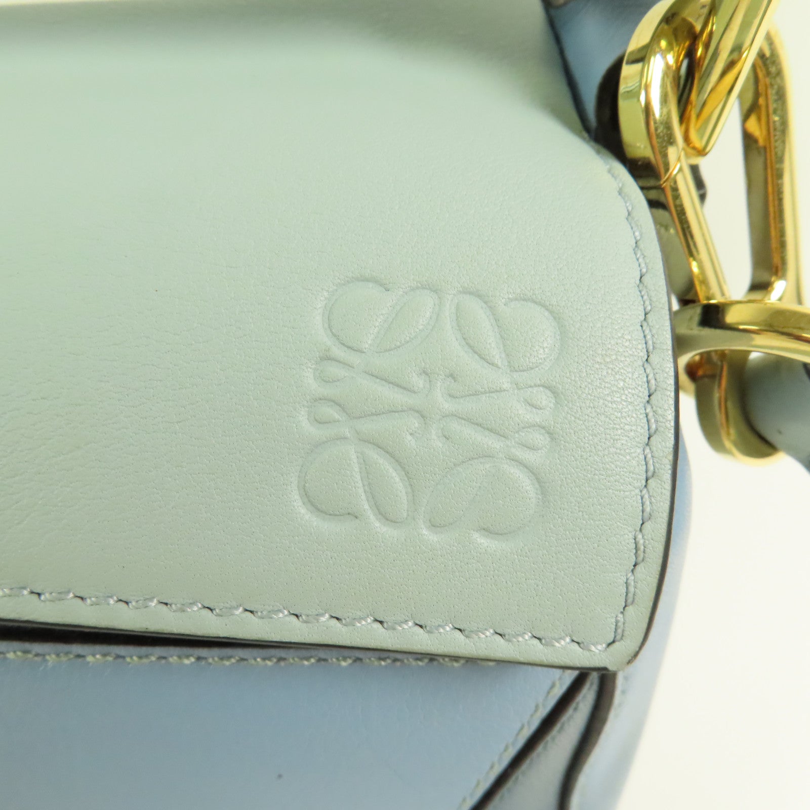 LOEWE 牛皮皮革Puzzle金扣手挽肩背兩用袋