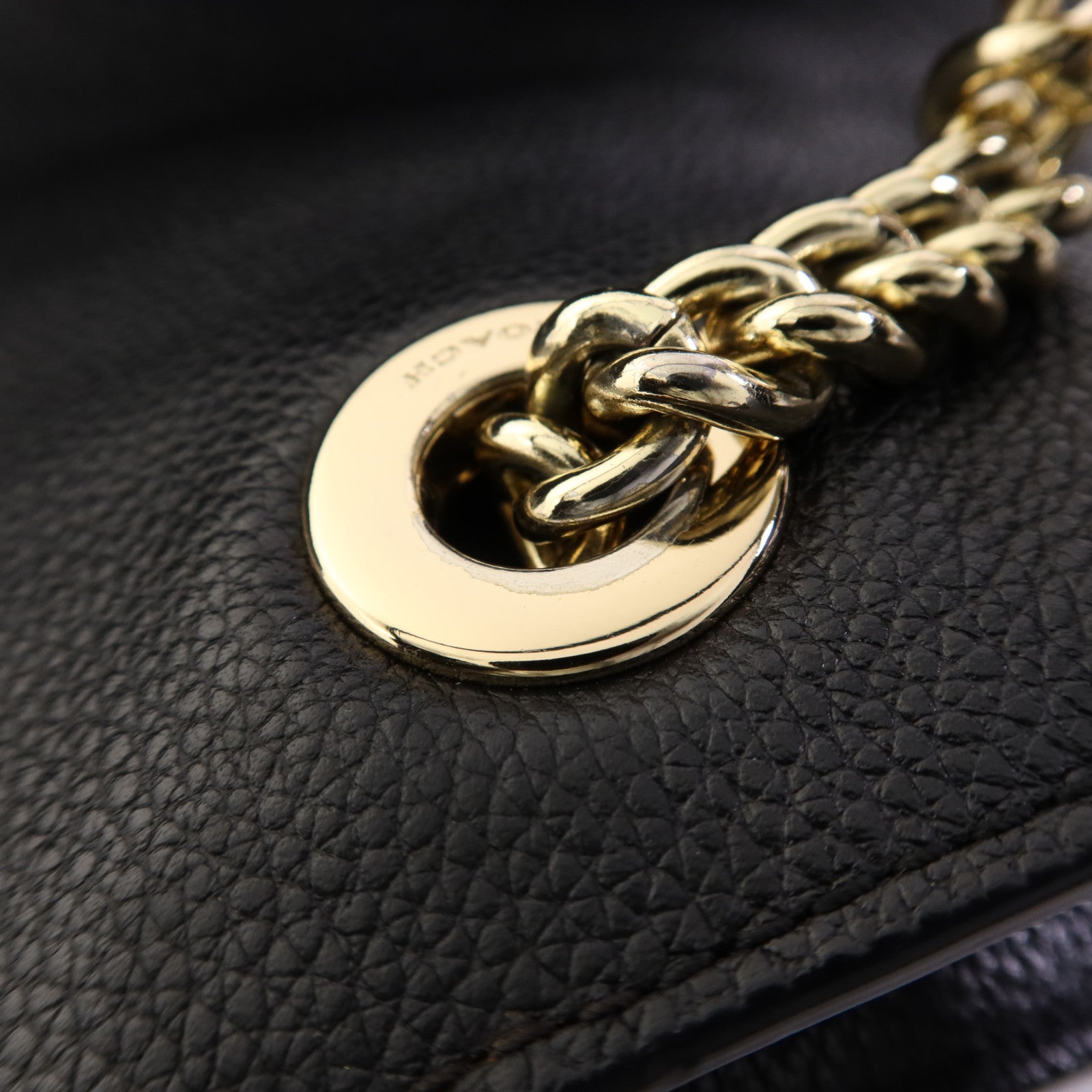 COACH 【激減優惠】牛皮皮革Shoulder Bag金扣肩背袋
