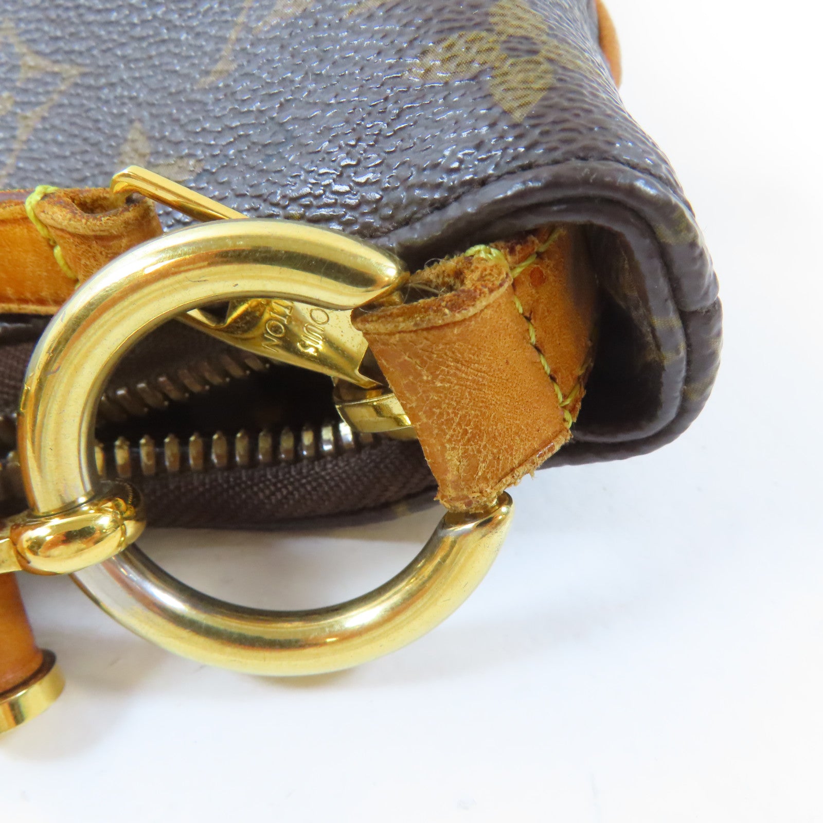 LOUIS VUITTON Monogram Sully PM金扣肩背袋啡色