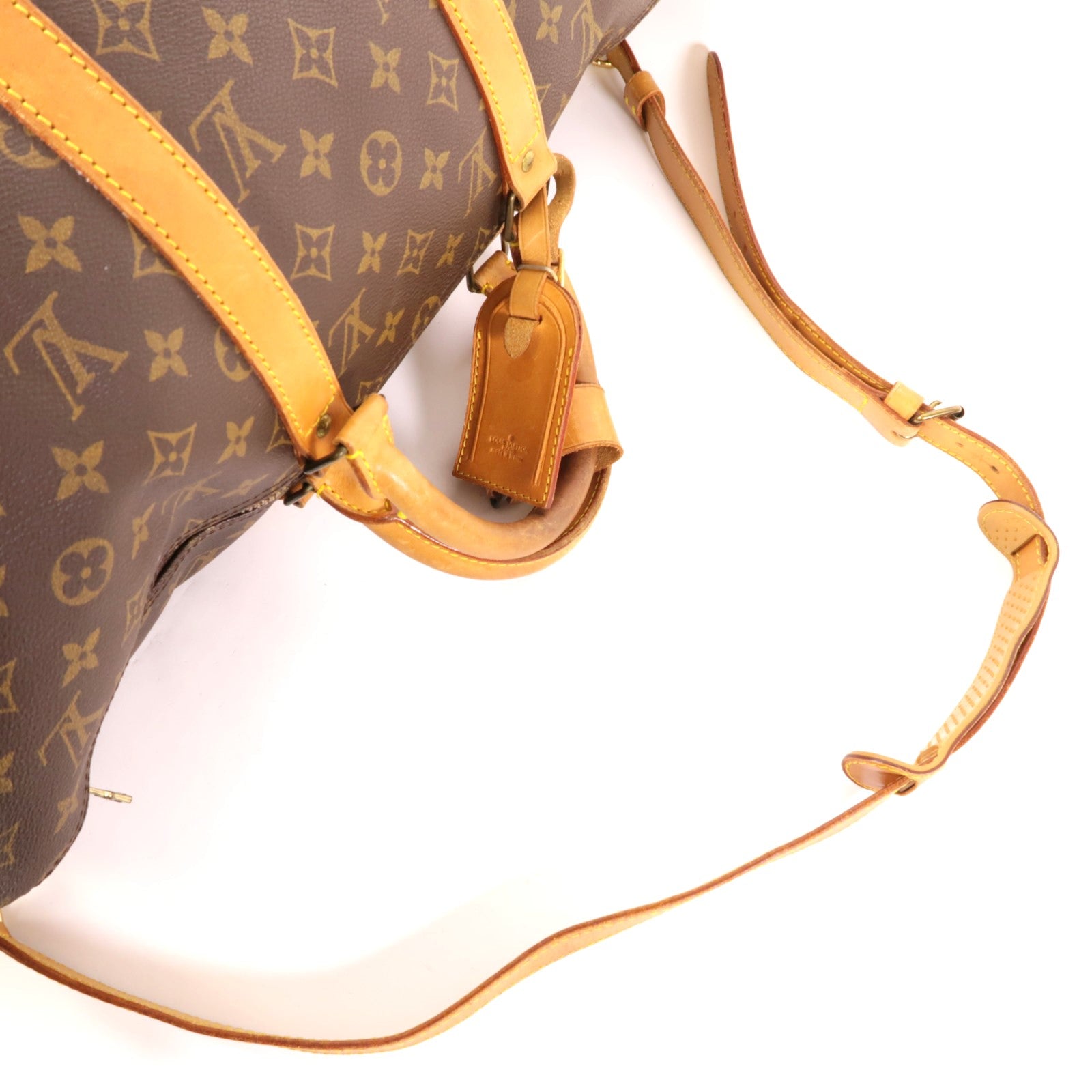 LOUIS VUITTON Monogram Keepall Bandouliere 50金扣手挽肩背兩用袋