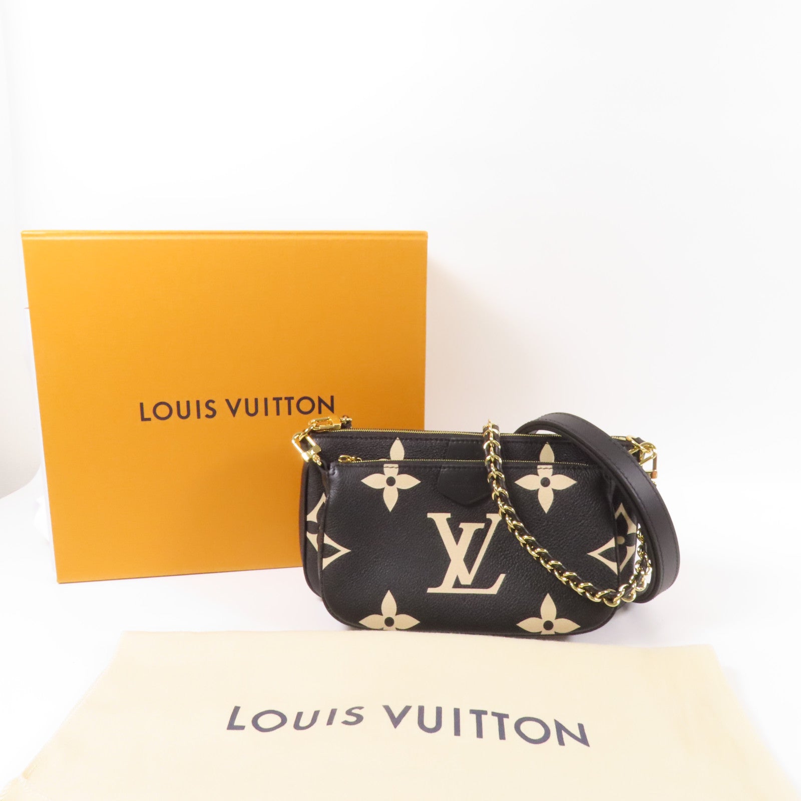 LOUIS VUITTON Monogram Empriente Multi Pochette Accessoires手挽肩背兩用袋