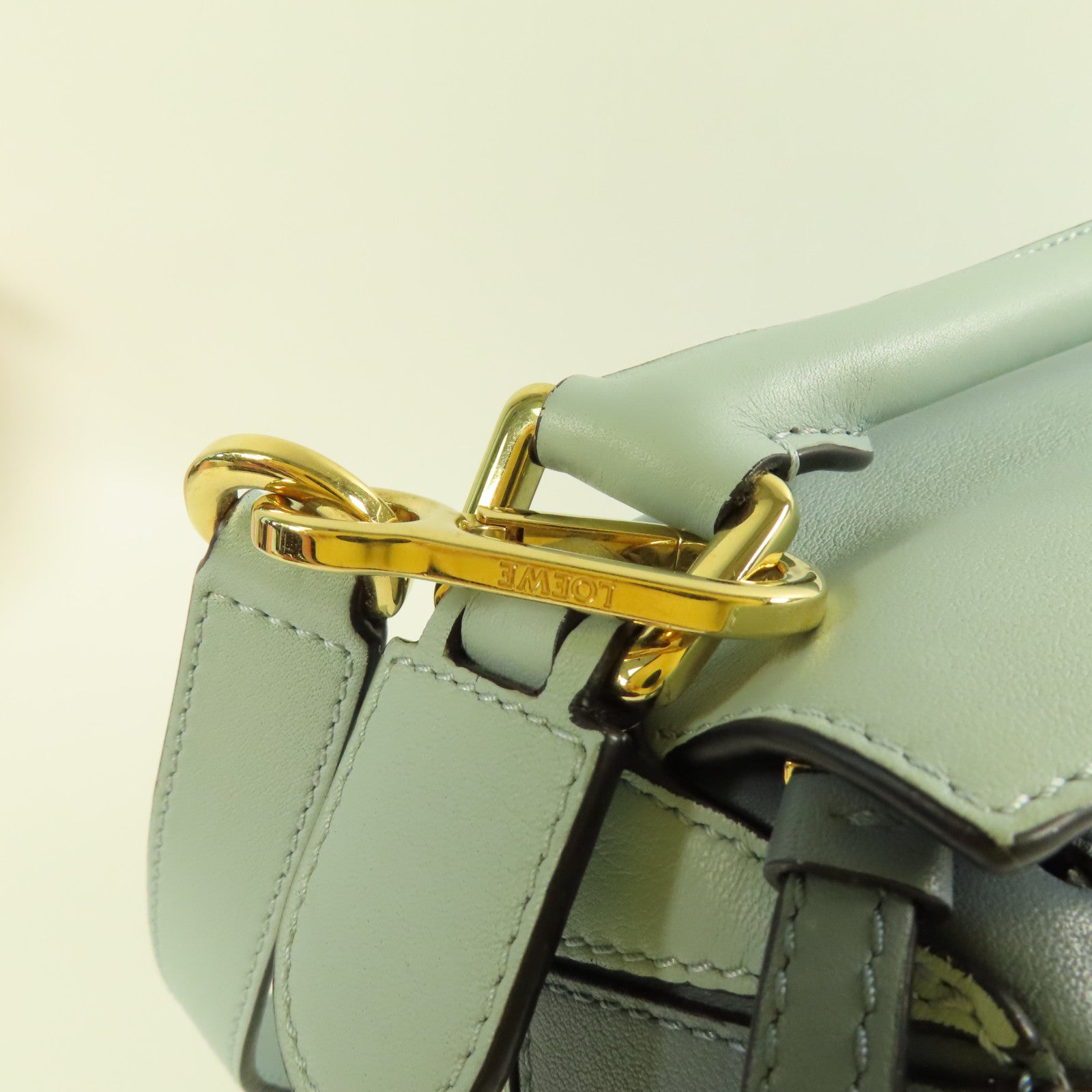 LOEWE 牛皮皮革Puzzle金扣手挽肩背兩用袋