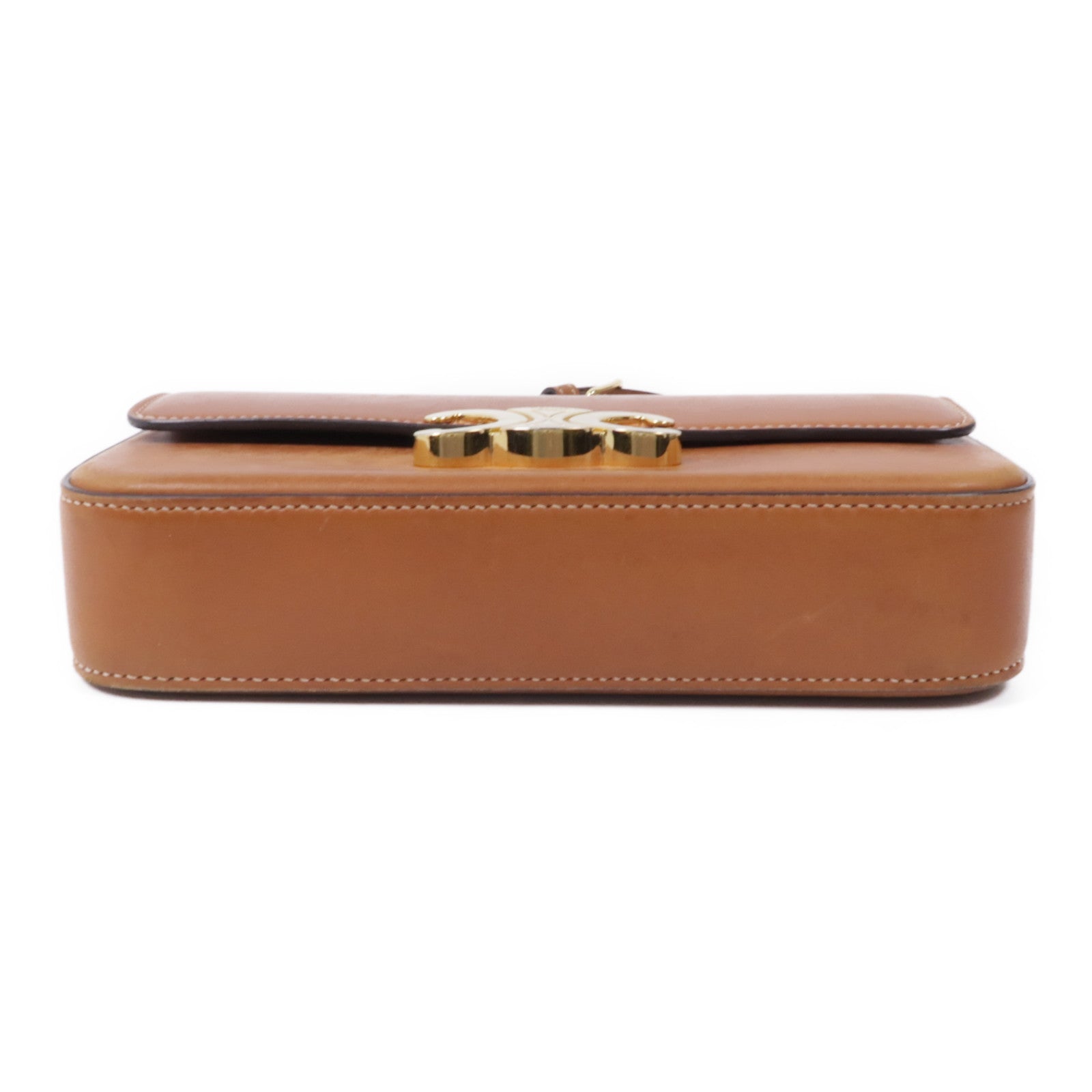 CELINE 【激減優惠】牛皮皮革Claude Bag金扣肩背袋