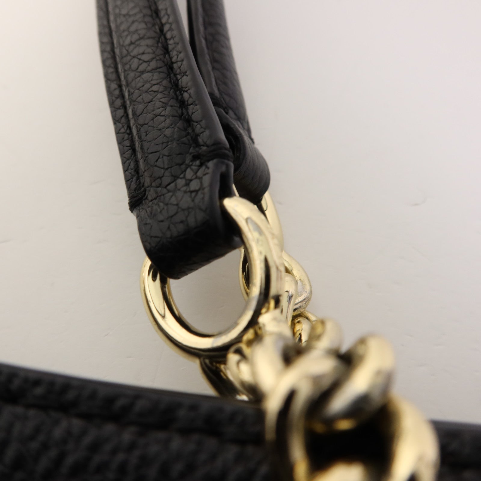 COACH 【激減優惠】牛皮皮革Shoulder Bag金扣肩背袋
