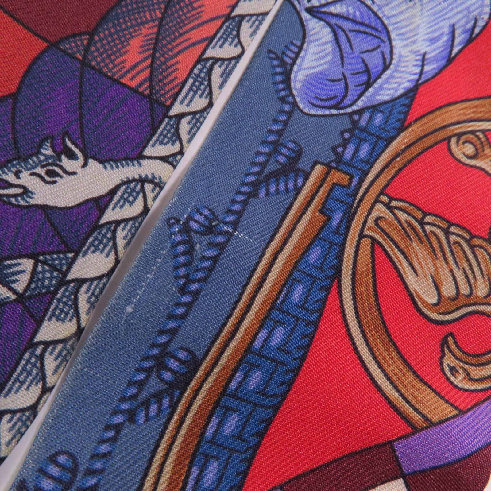 HERMES 絲質Twilly絲巾