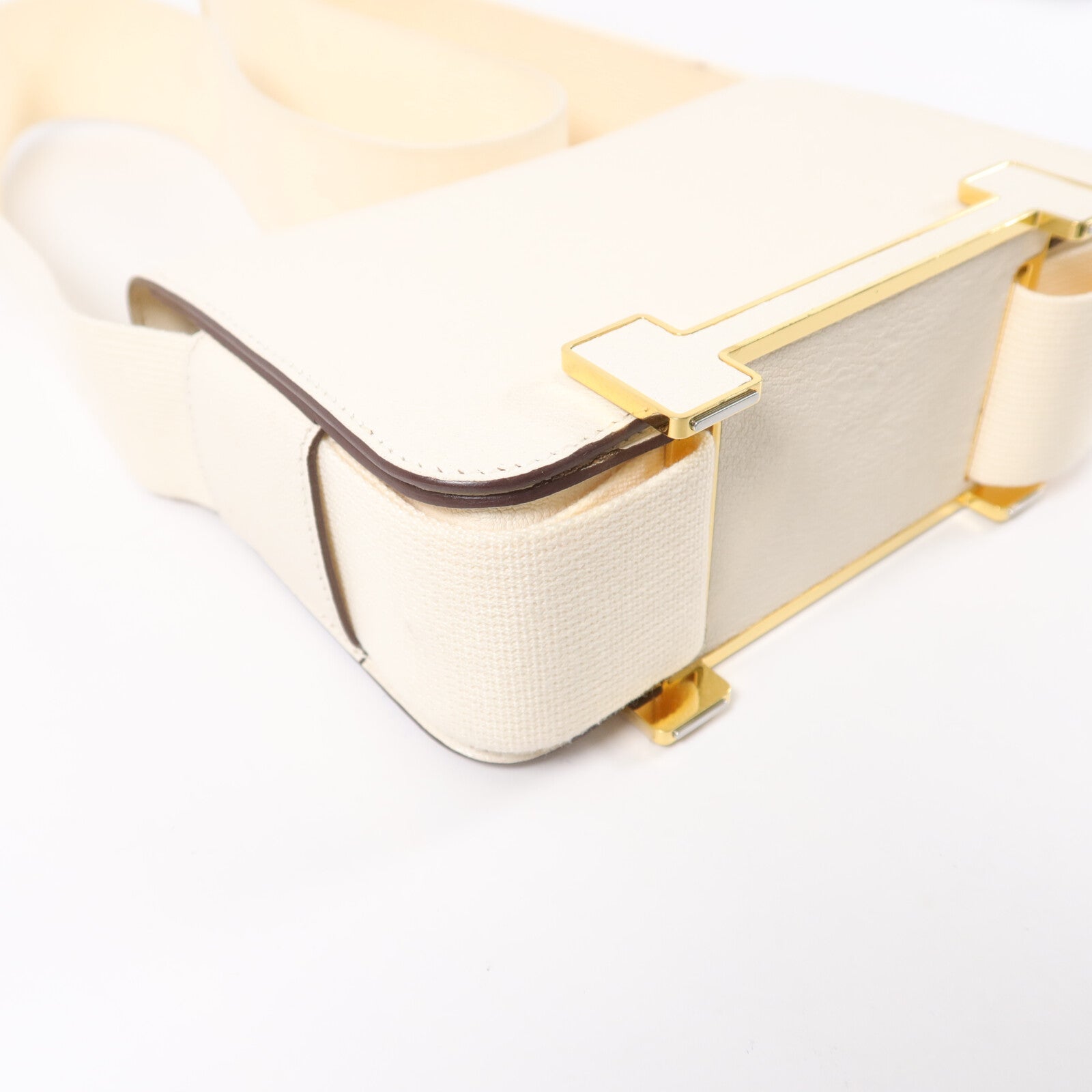 HERMES Chevre皮革Geta肩背袋Nata
