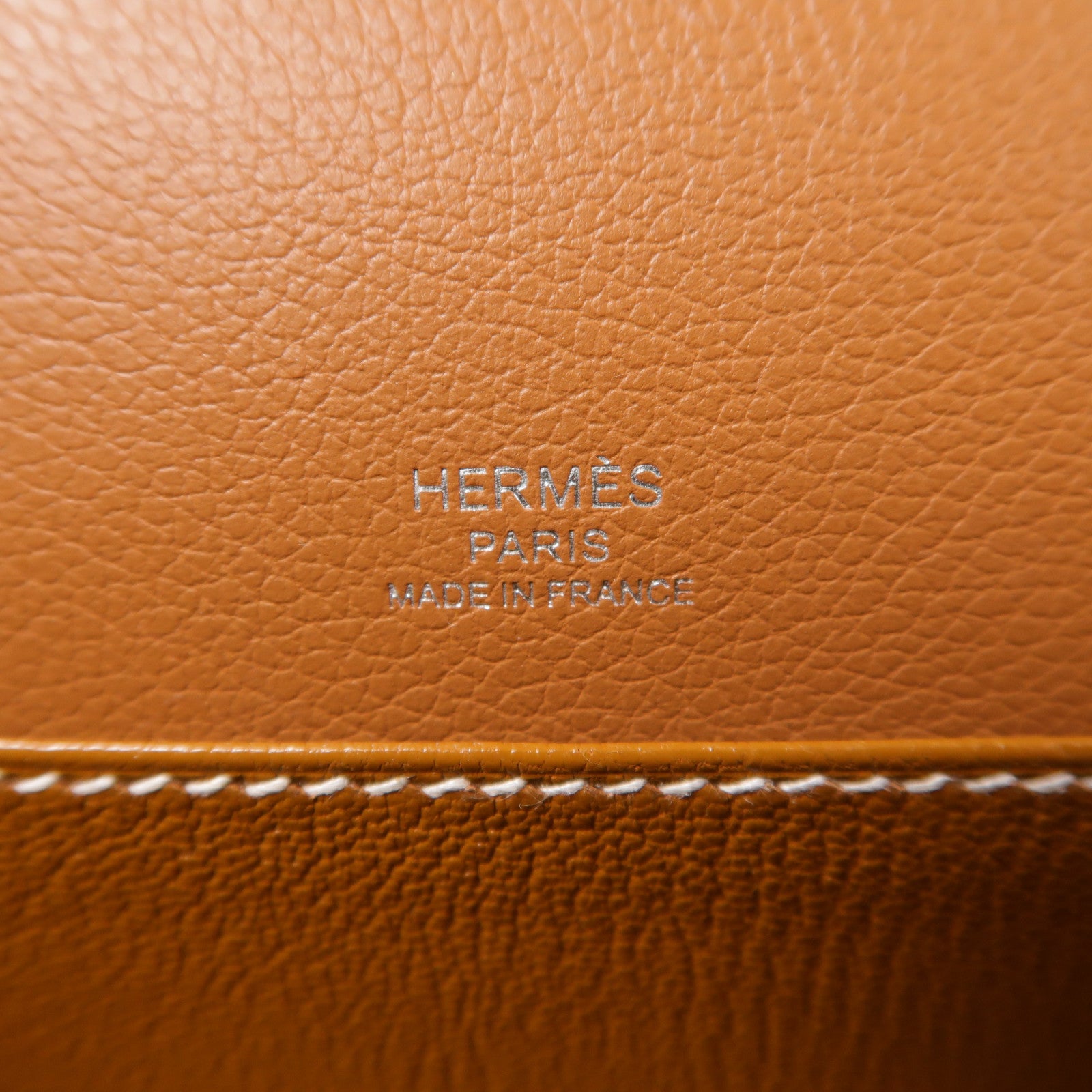 HERMES Evercolor皮革Roulis銀扣肩背袋