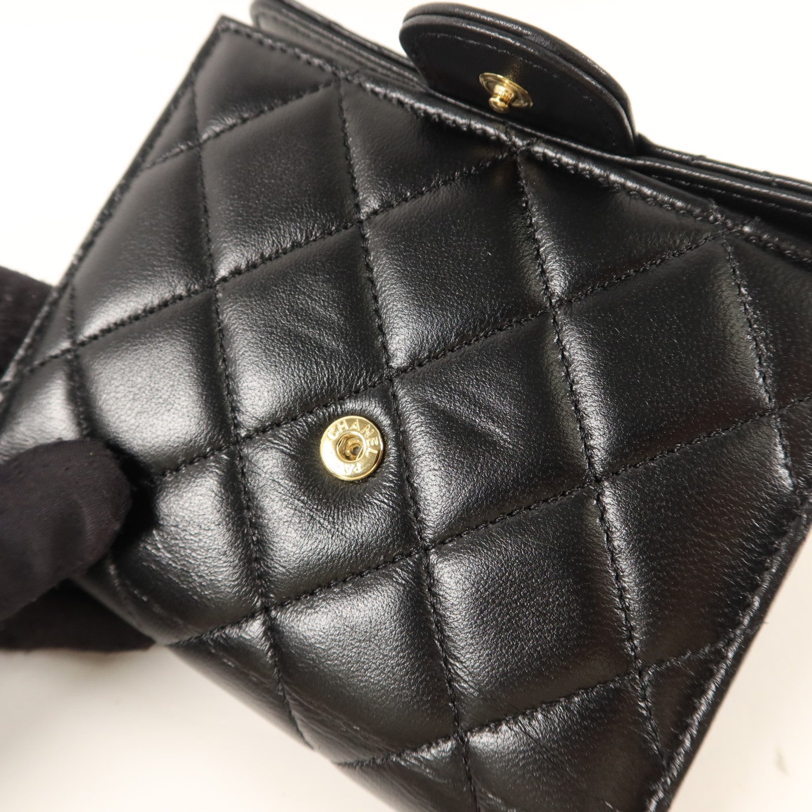CHANEL 羊皮皮革Classic Small Flap Wallet錢包