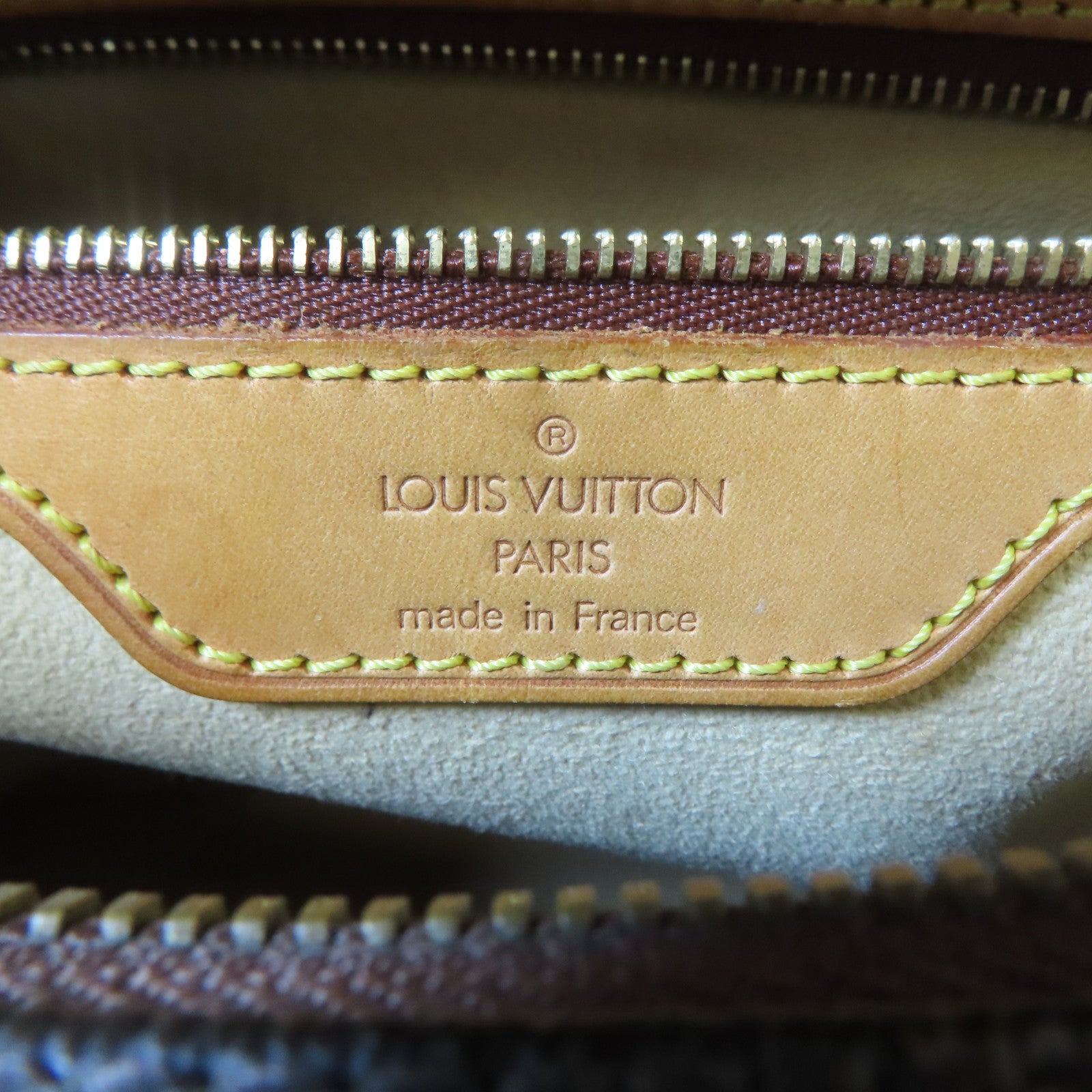 LOUIS VUITTON Monogram Cite GM金扣肩背袋啡色