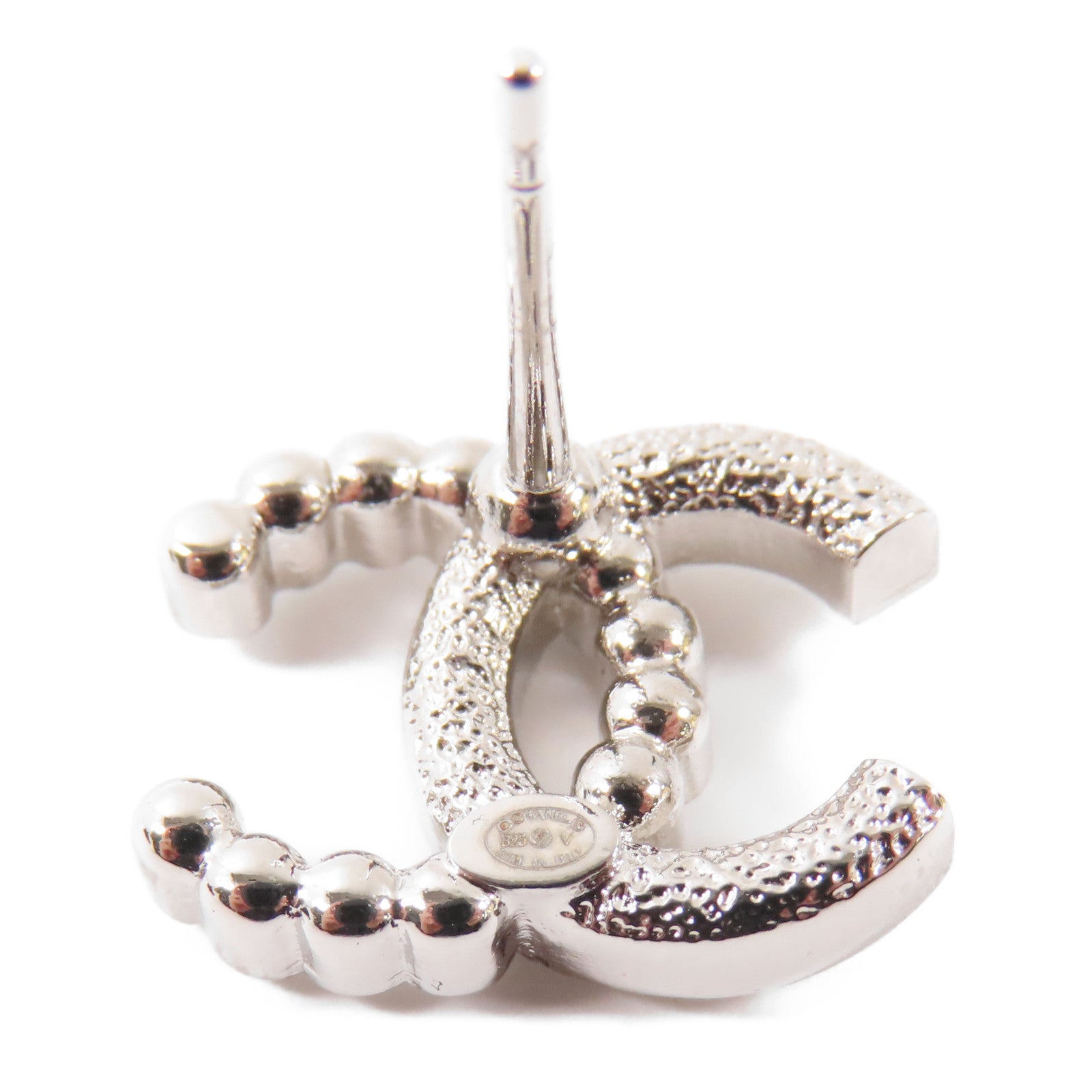 CHANEL 金屬Earrings耳環銀色