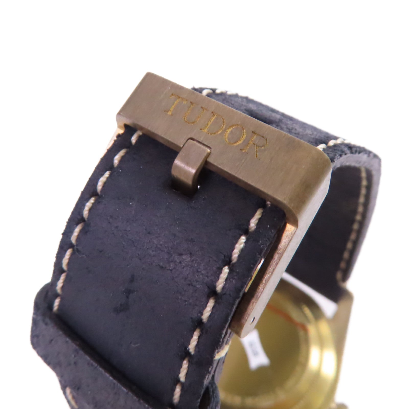 TUDOR Black Bay Watch青銅/皮帶自動機芯手錶黑色/金色