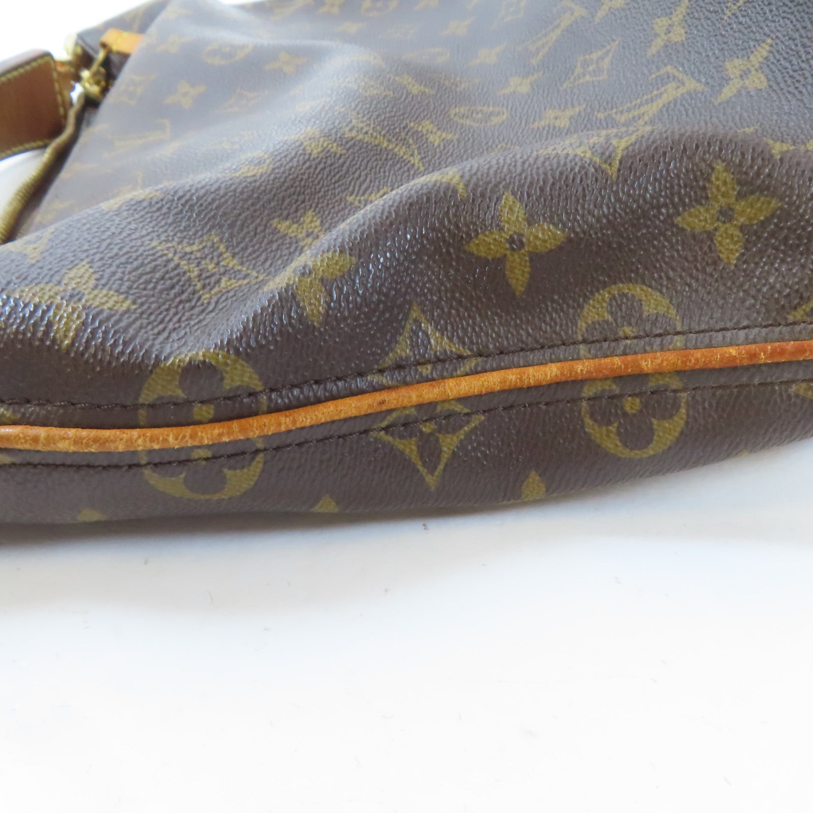LOUIS VUITTON Monogram Sully PM金扣肩背袋啡色