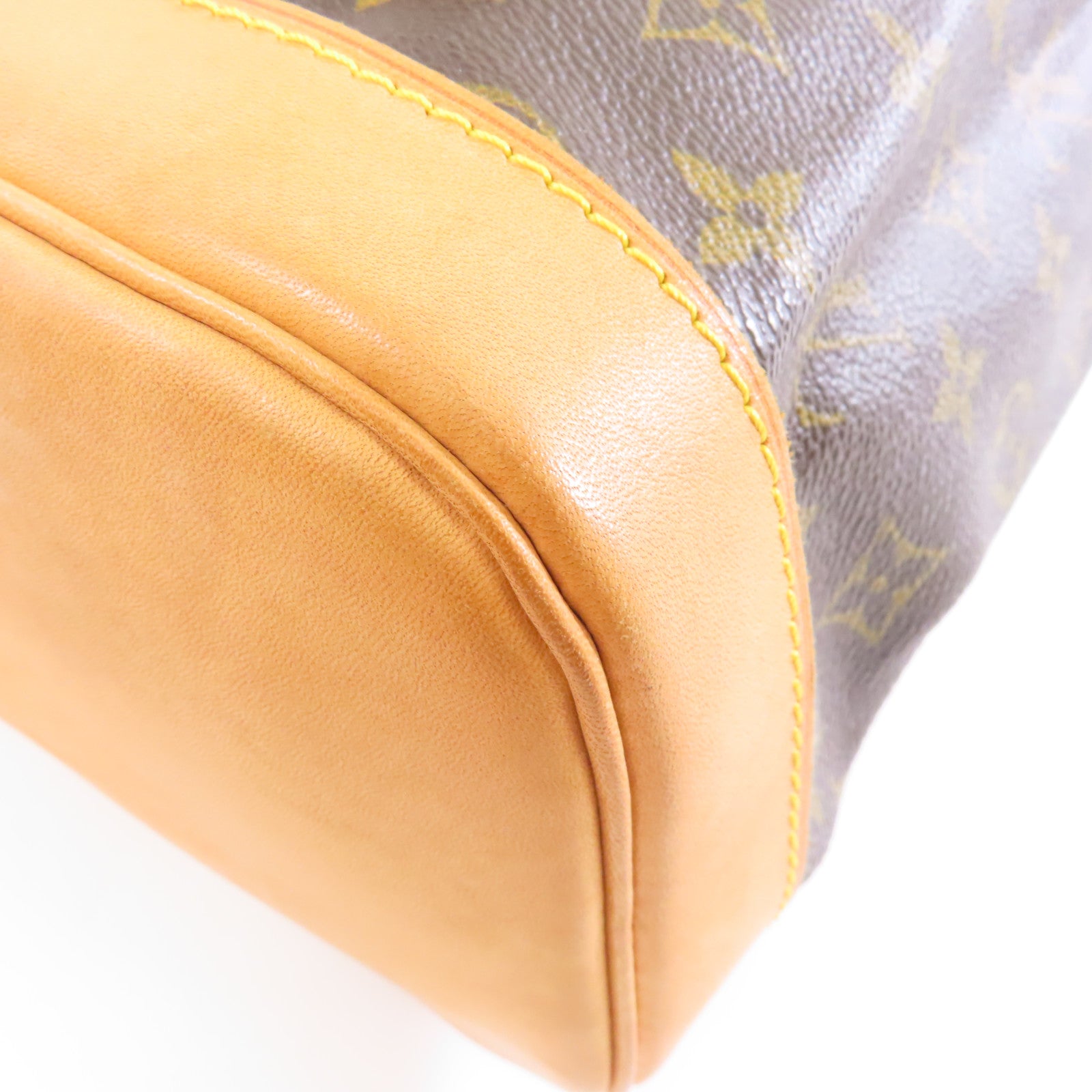 LOUIS VUITTON Monogram Montsouris GM金扣背包棕色