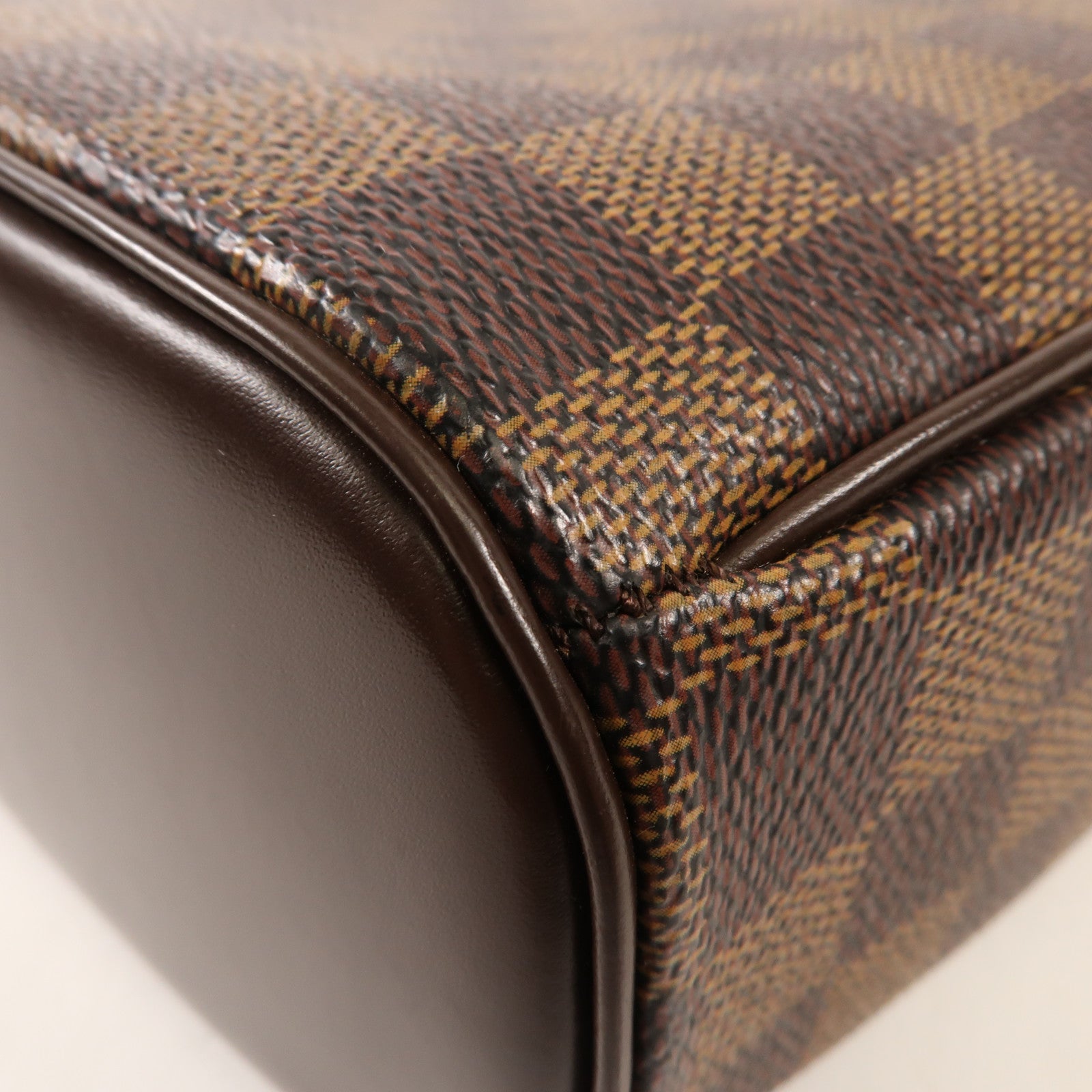LOUIS VUITTON Damier Ebene Ipanema GM金扣肩背袋