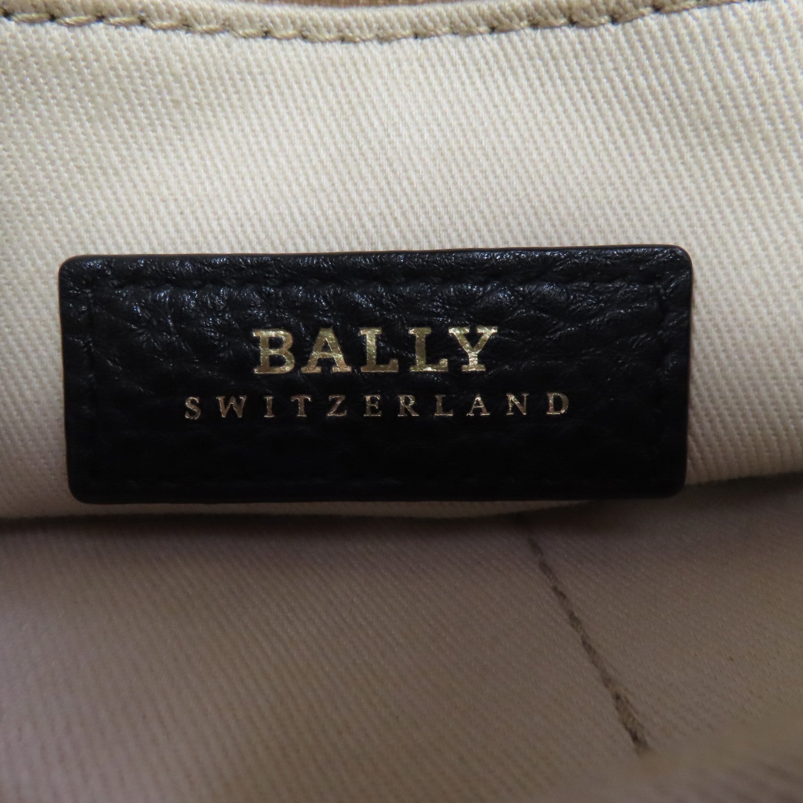 BALLY 牛皮皮革Hand Bag金扣手挽袋