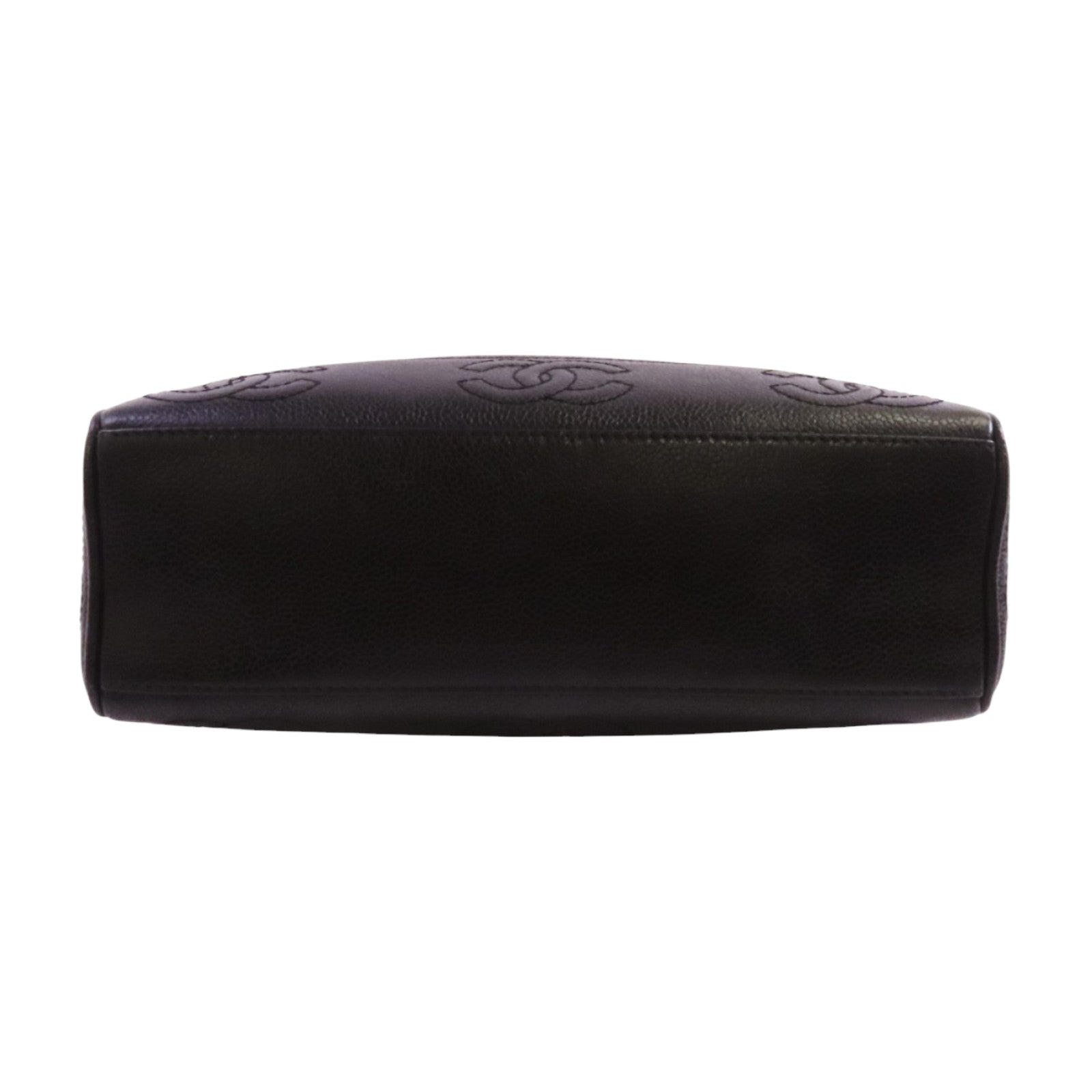 CHANEL 牛皮皮革Vintage Tote Bag金扣鏈帶肩背袋