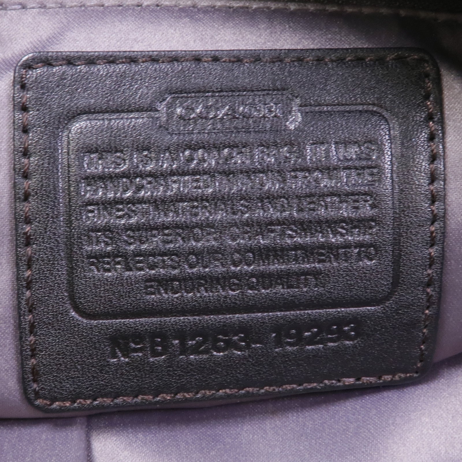 COACH 牛皮皮革Shoulder Bag銀扣肩背袋