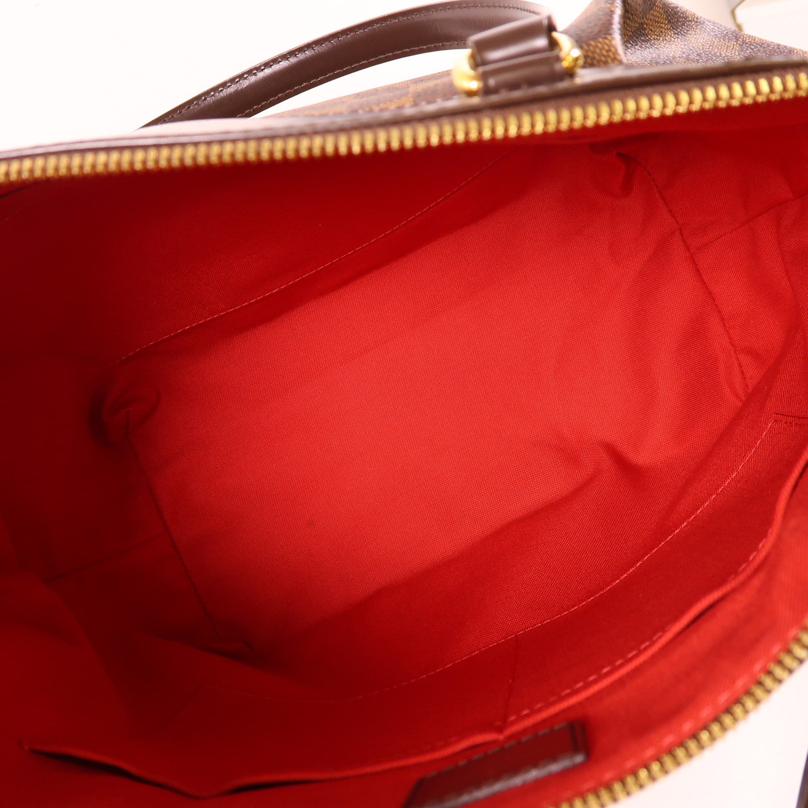 LOUIS VUITTON Damier Westminster GM金扣肩背袋棕色