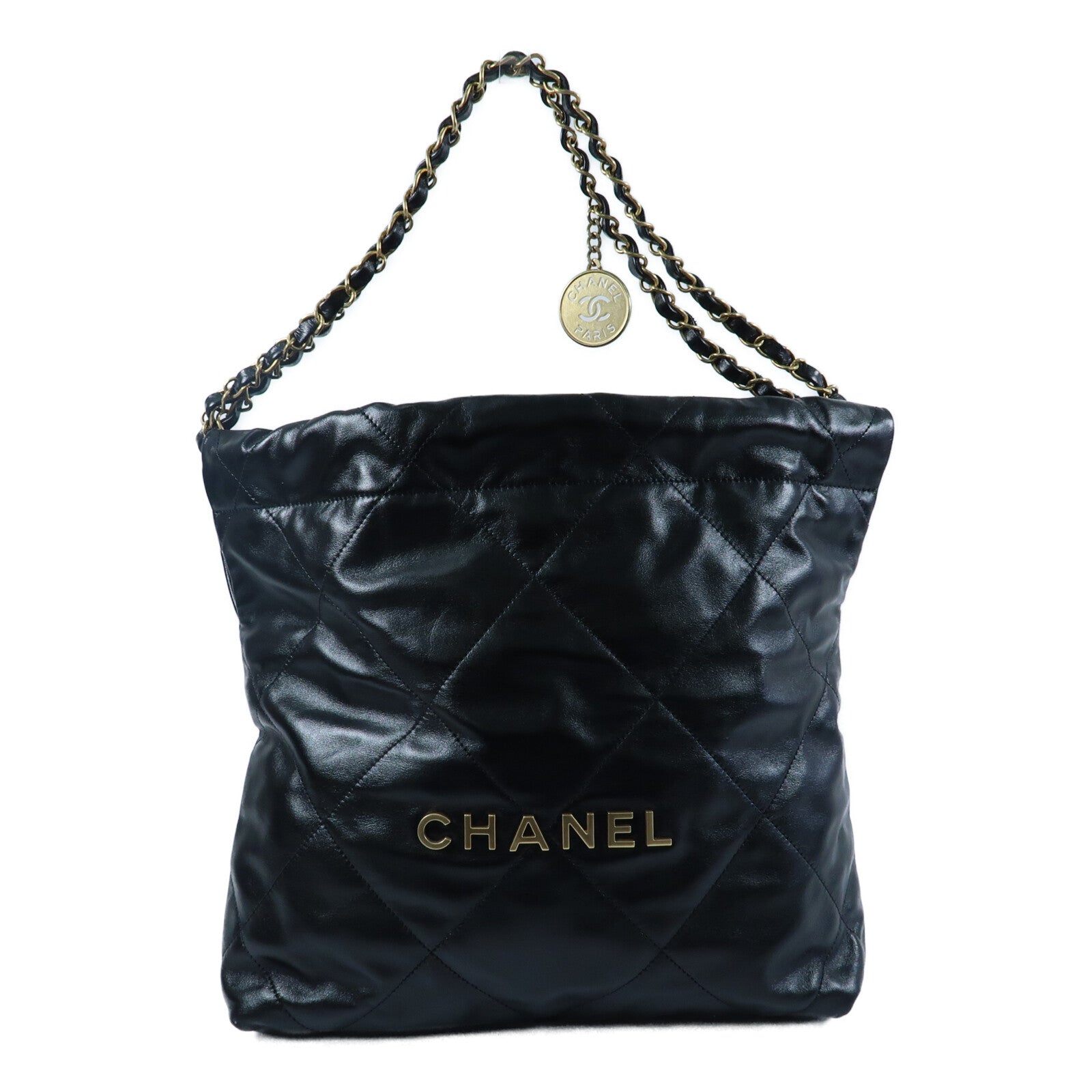 CHANEL 牛皮皮革Chanel 22 Small鏈帶肩背袋