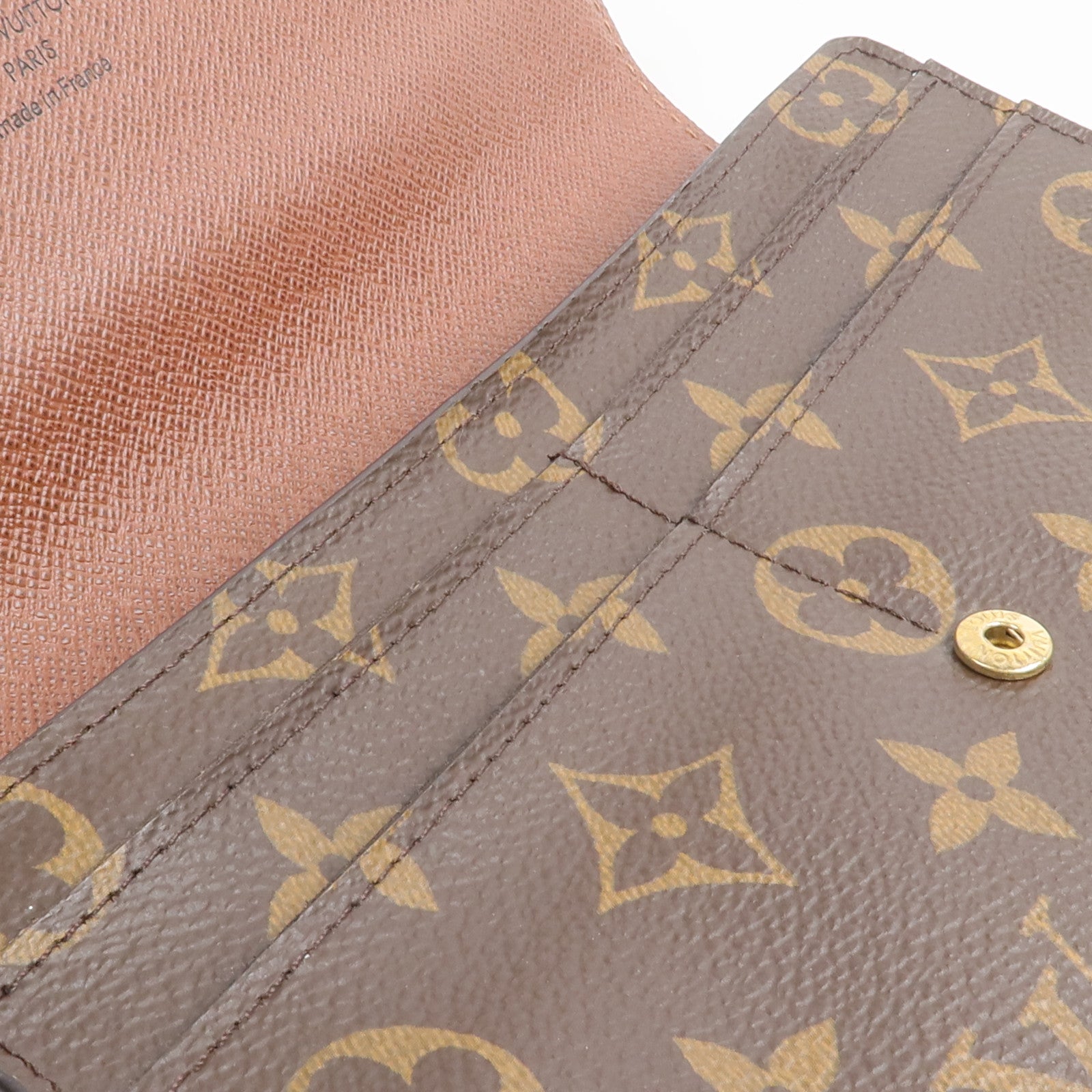 LOUIS VUITTON Monogram Portefeuille Sarah Wallet長錢包