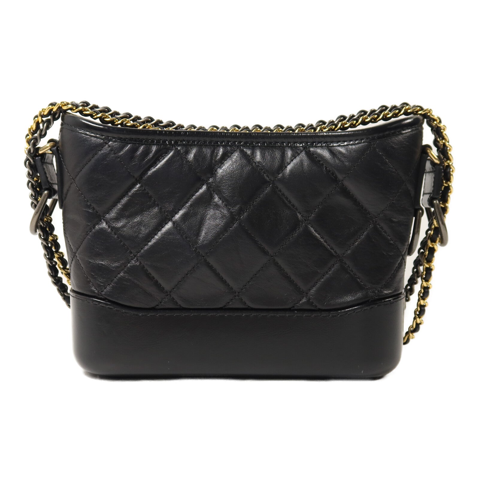 CHANEL 牛皮皮革Gabrielle Small鏈帶手挽肩背兩用袋