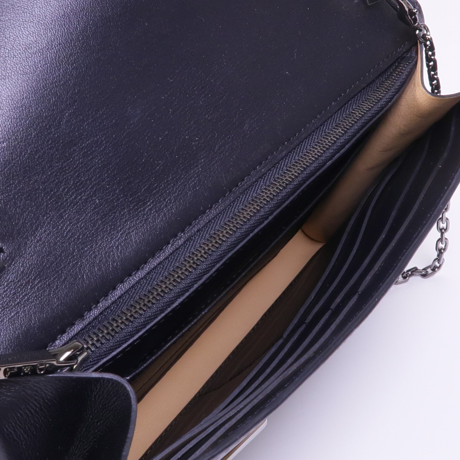 SELECTION 牛皮皮革Tempete Wallet On Chain鏈帶肩背袋